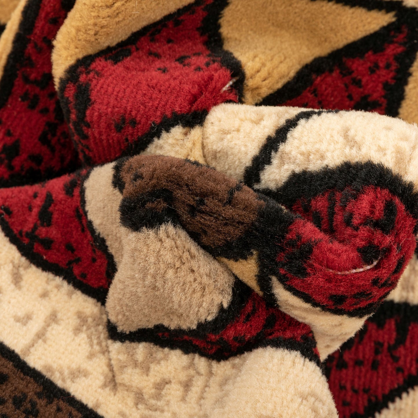 Enola Tribal Geometric Trellis Red Rug PA-140