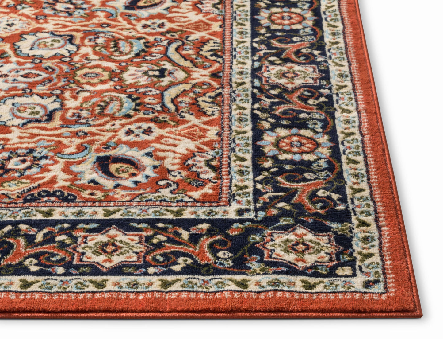 Tabriz Traditional Terracotta Rug-PA-19