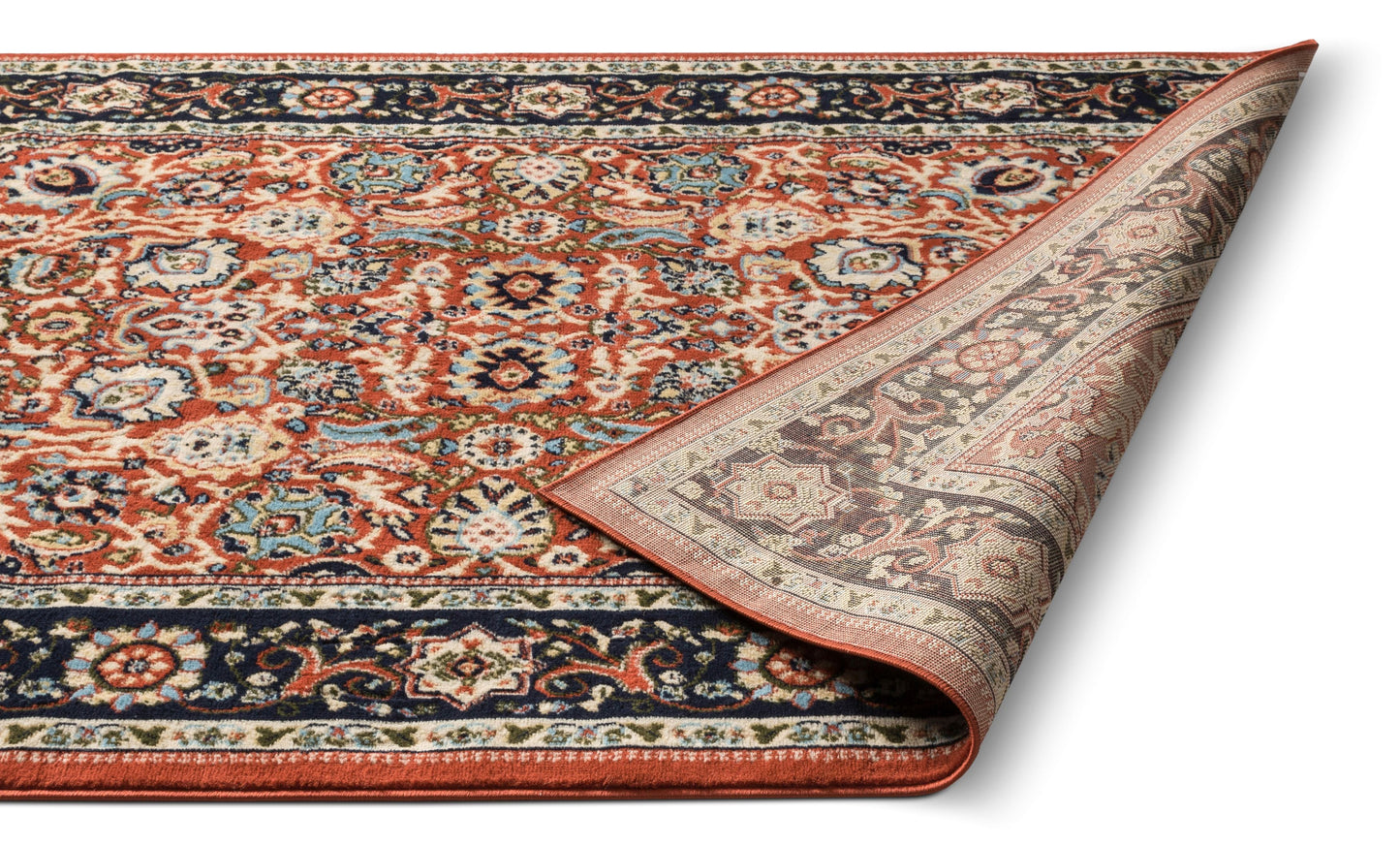 Tabriz Traditional Terracotta Rug-PA-19