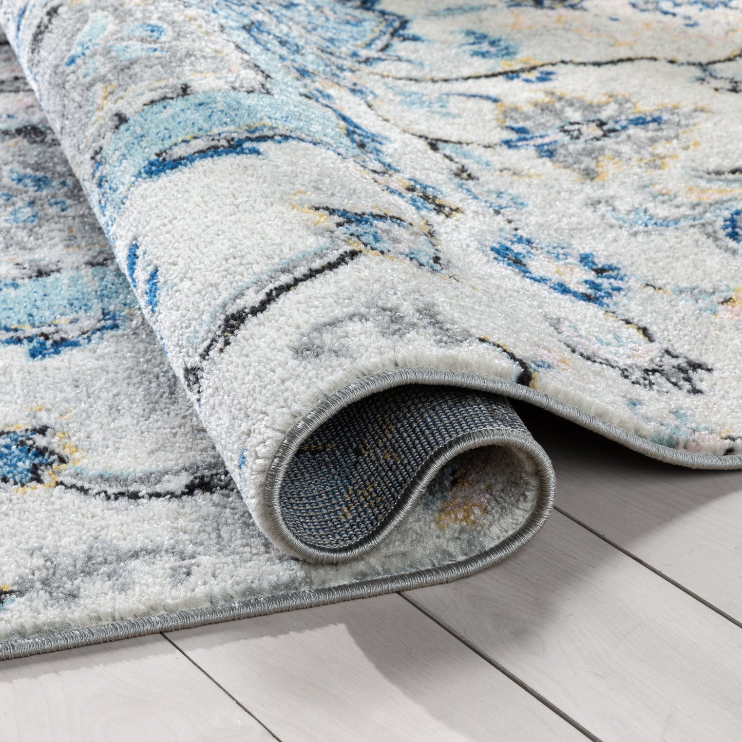 Taura Bohemian Oriental Perisan Light Blue Rug PAL-16