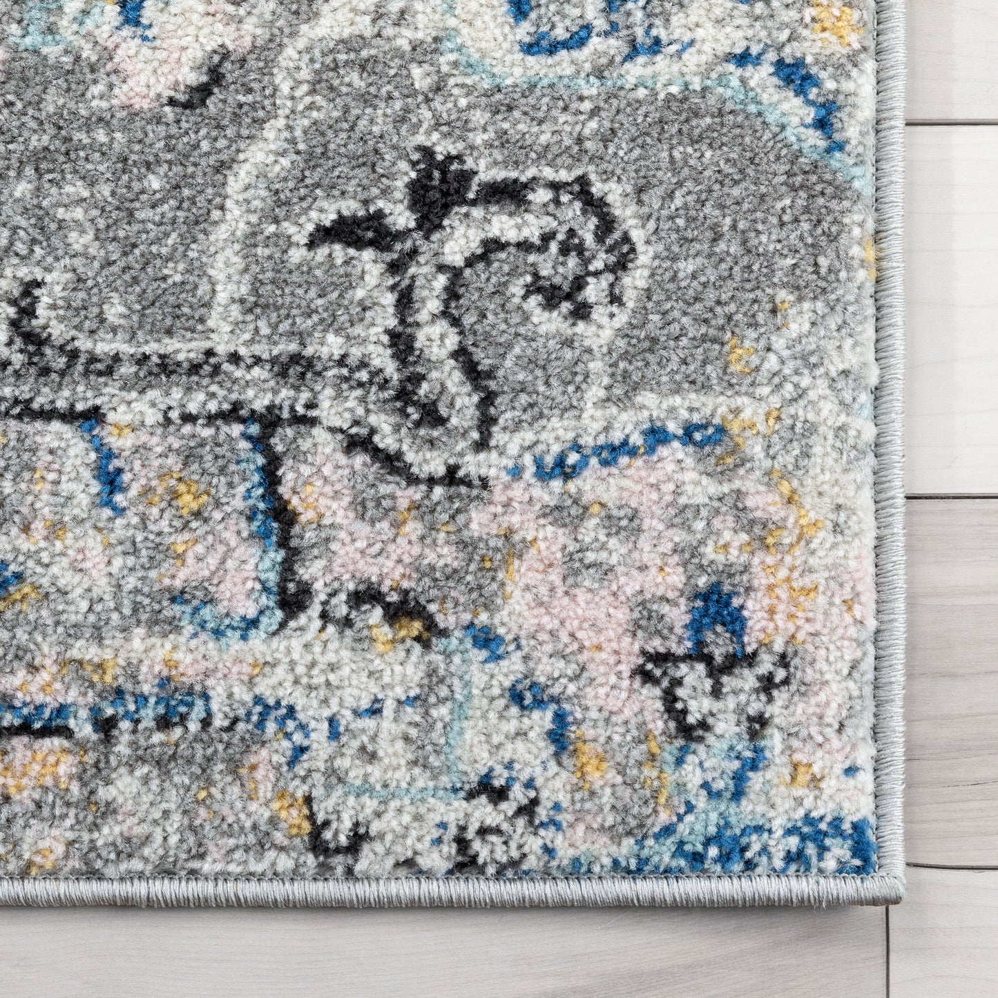 Taura Bohemian Oriental Perisan Light Blue Rug PAL-16