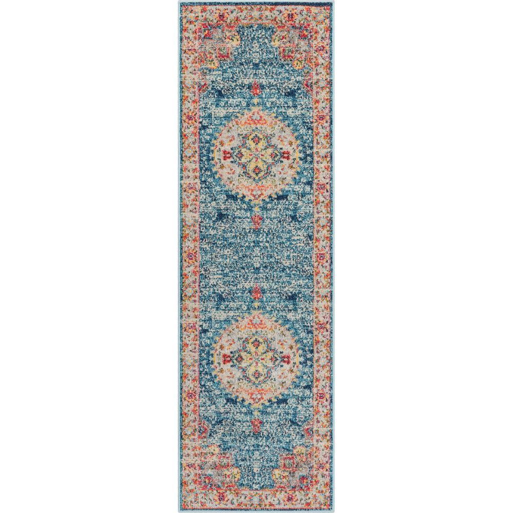 Payson Bohemian Oriental Perisan Teal Rug PAL-25