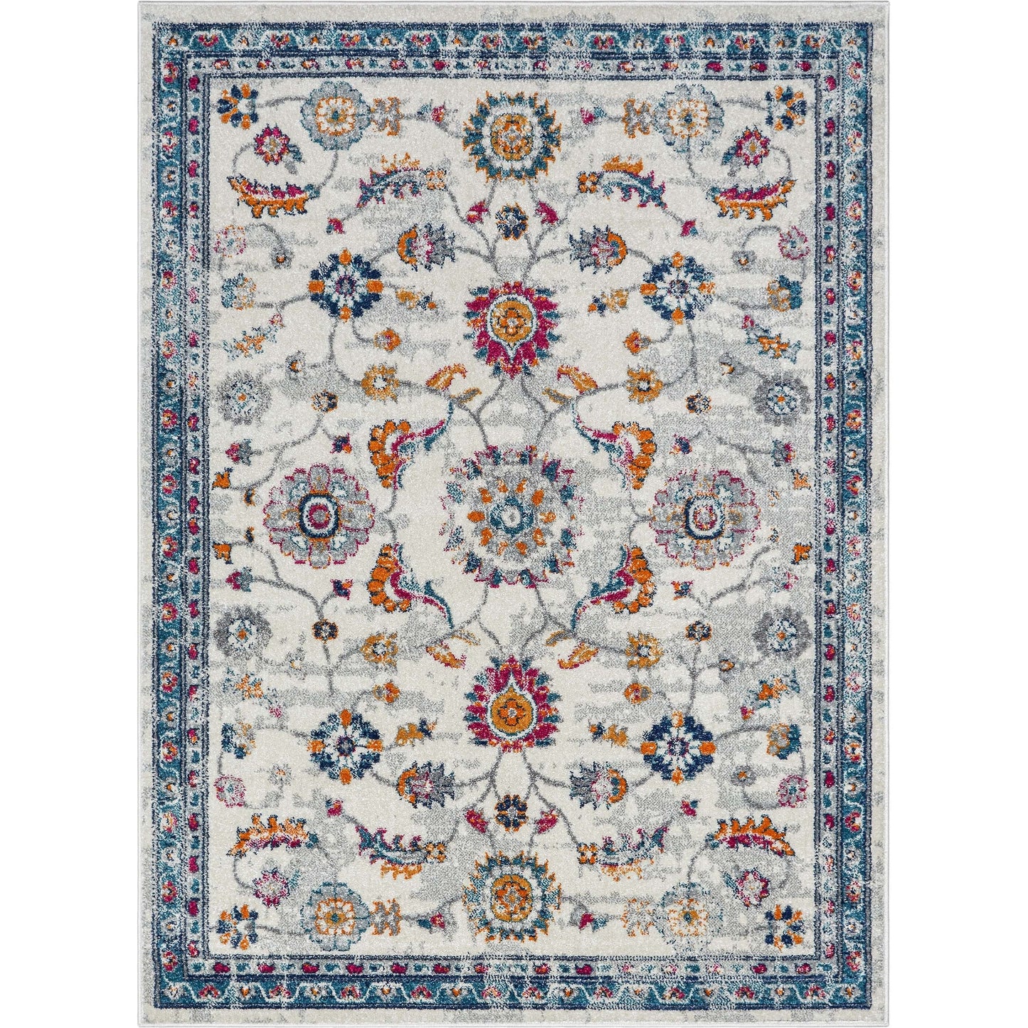 Arlette Bohemian Oriental Perisan Blue Rug PAL-36