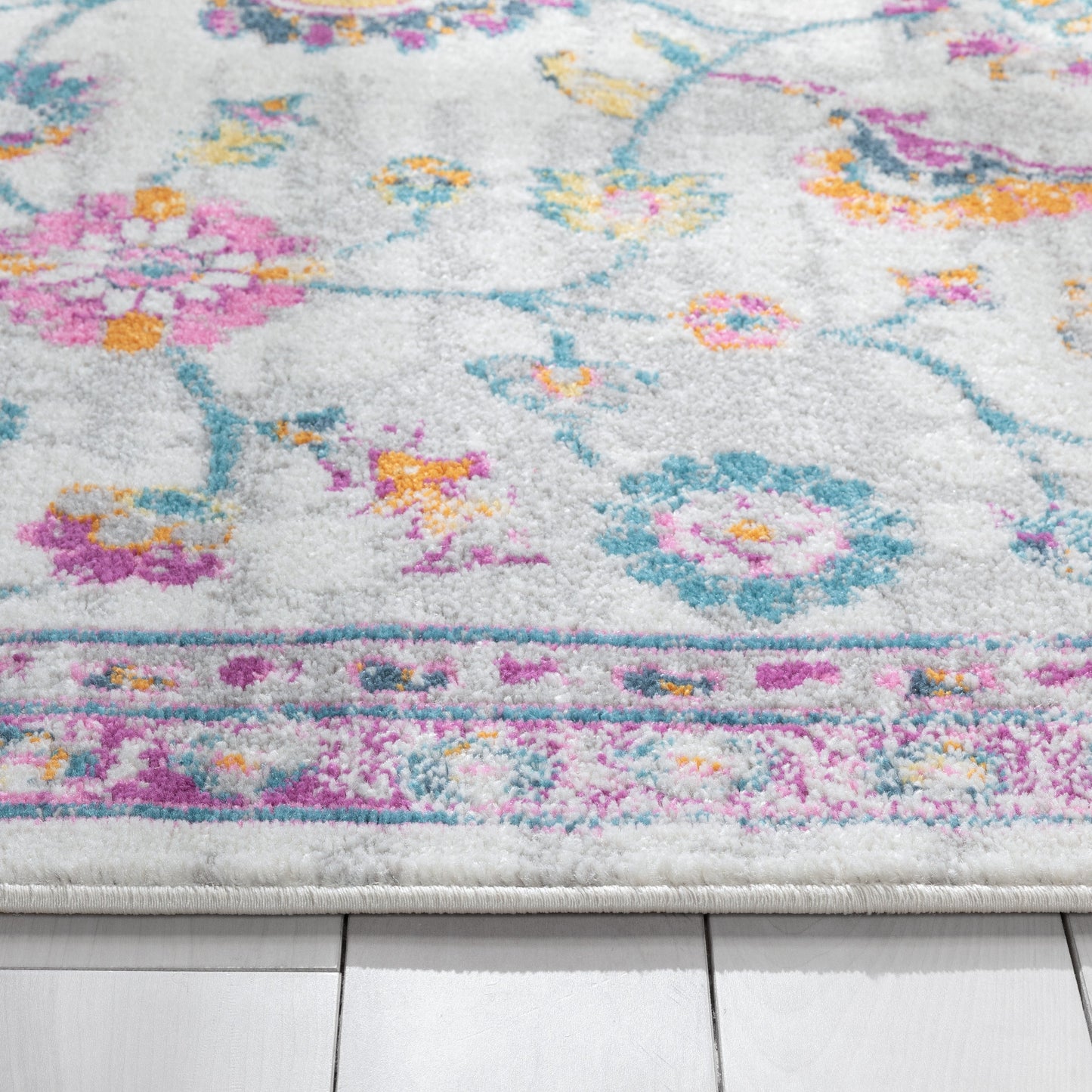 Arlette Bohemian Oriental Perisan Fuchsia Rug PAL-39
