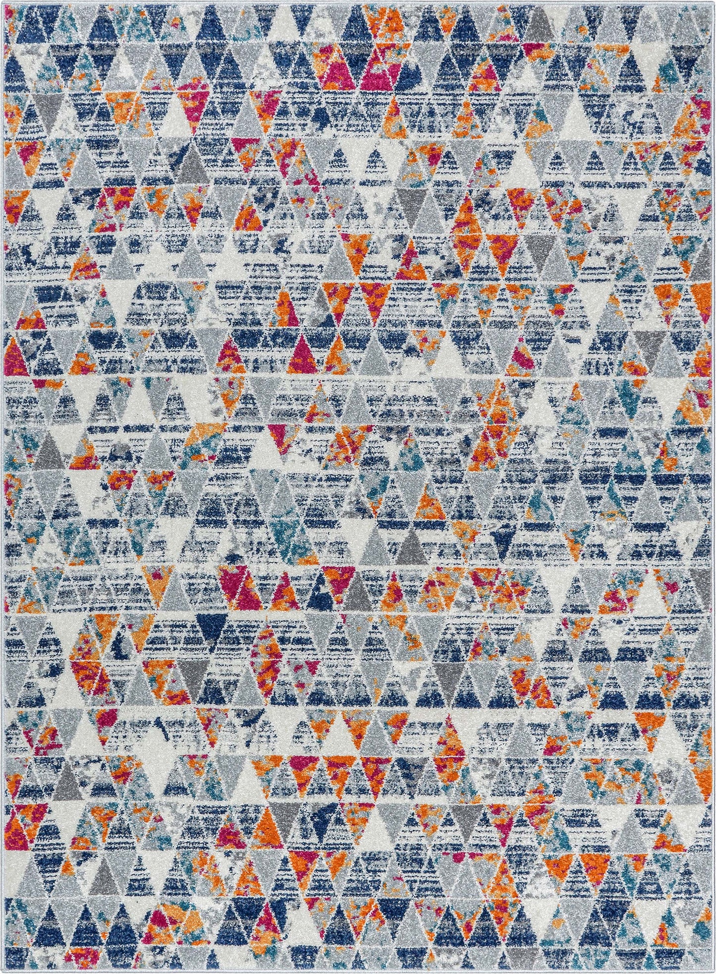 Keyla Modern Geometric Light Blue Rug PAL-46