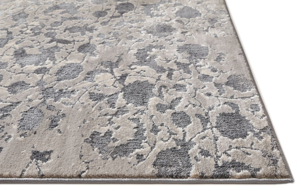 Nora Dark Grey Modern Vintage Rug PE-47