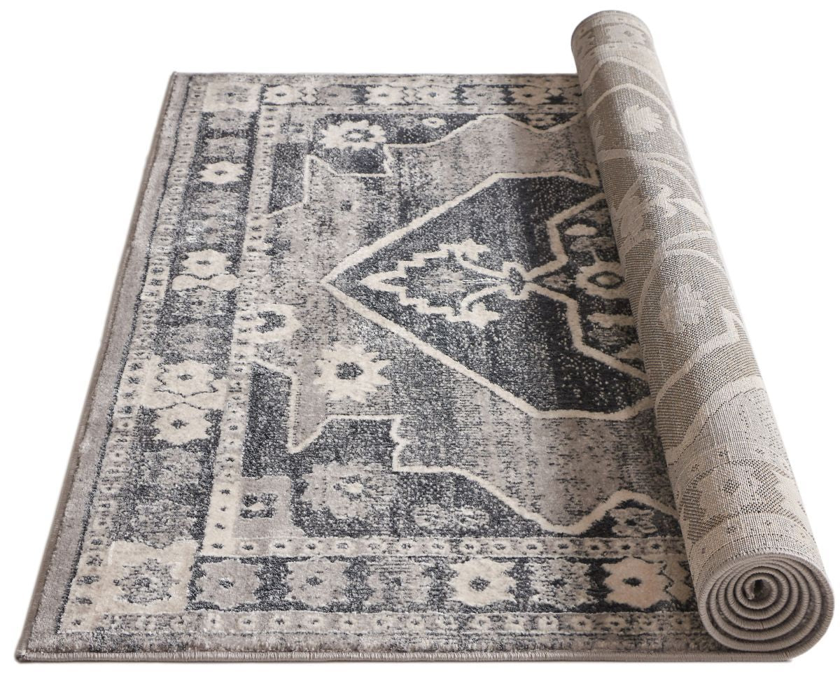 Republic Dark Grey Modern Rug PE-78