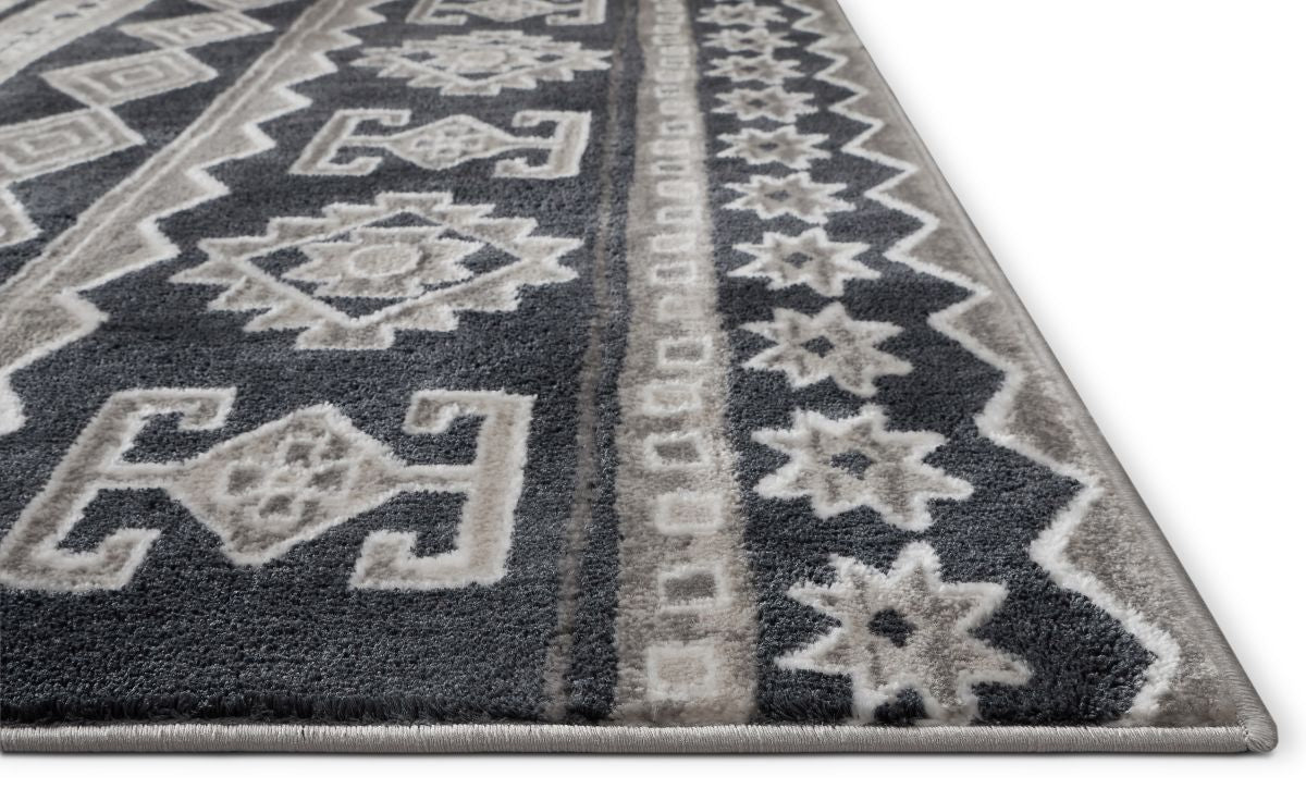 Kanab Dark Grey Modern Rug PE-88