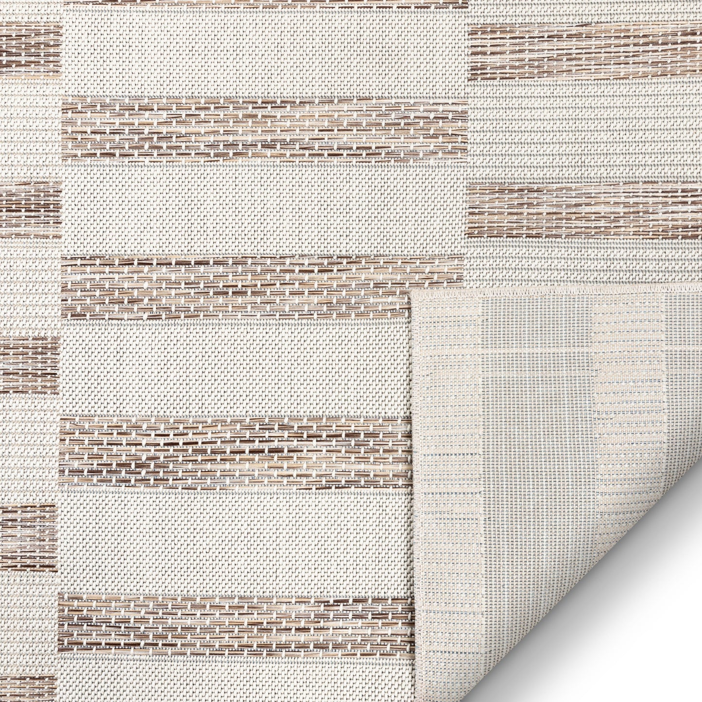 Cesar Modern Geometric Beige Flatweave Rug POR-52