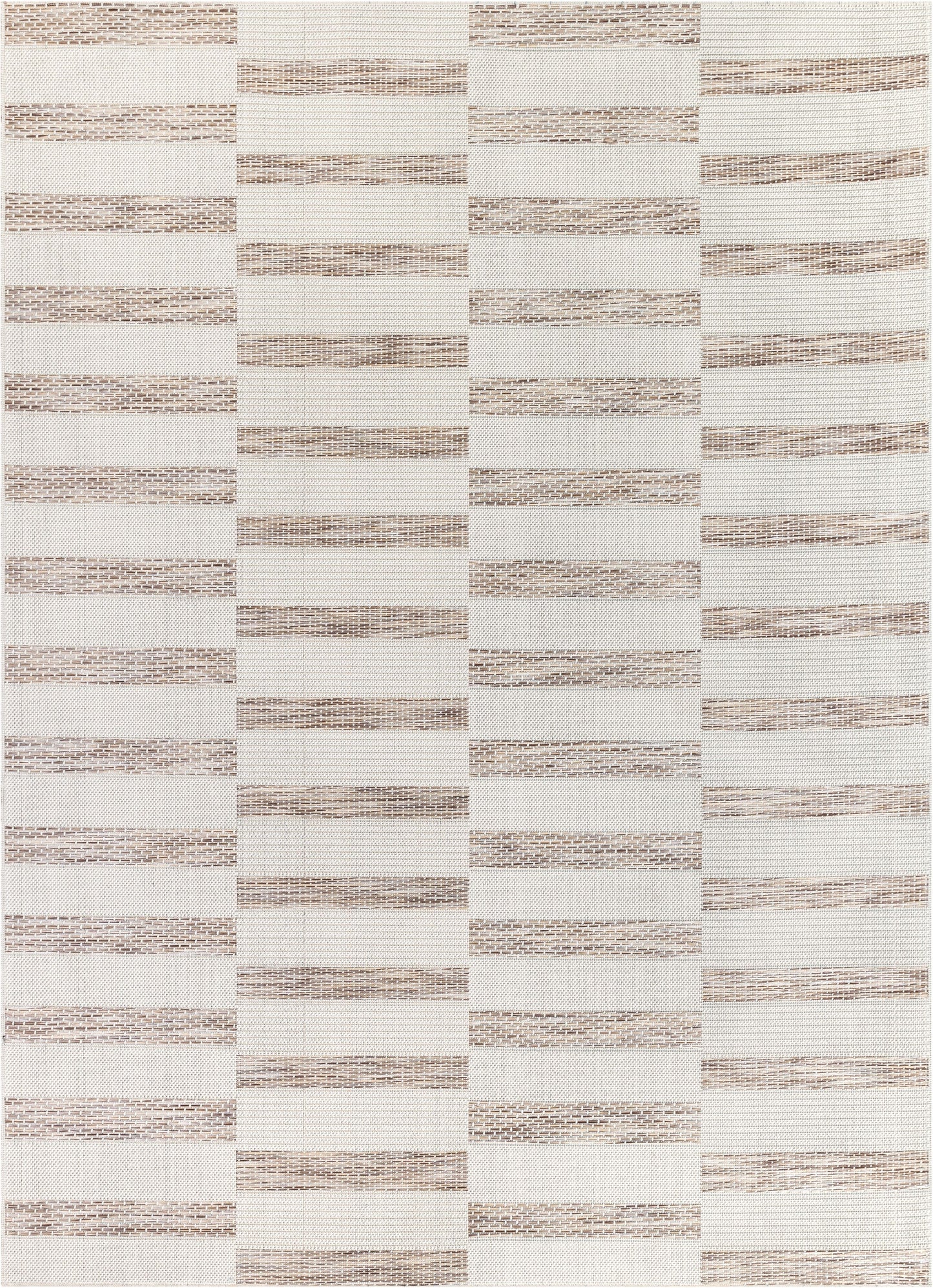 Cesar Modern Geometric Beige Flatweave Rug POR-52