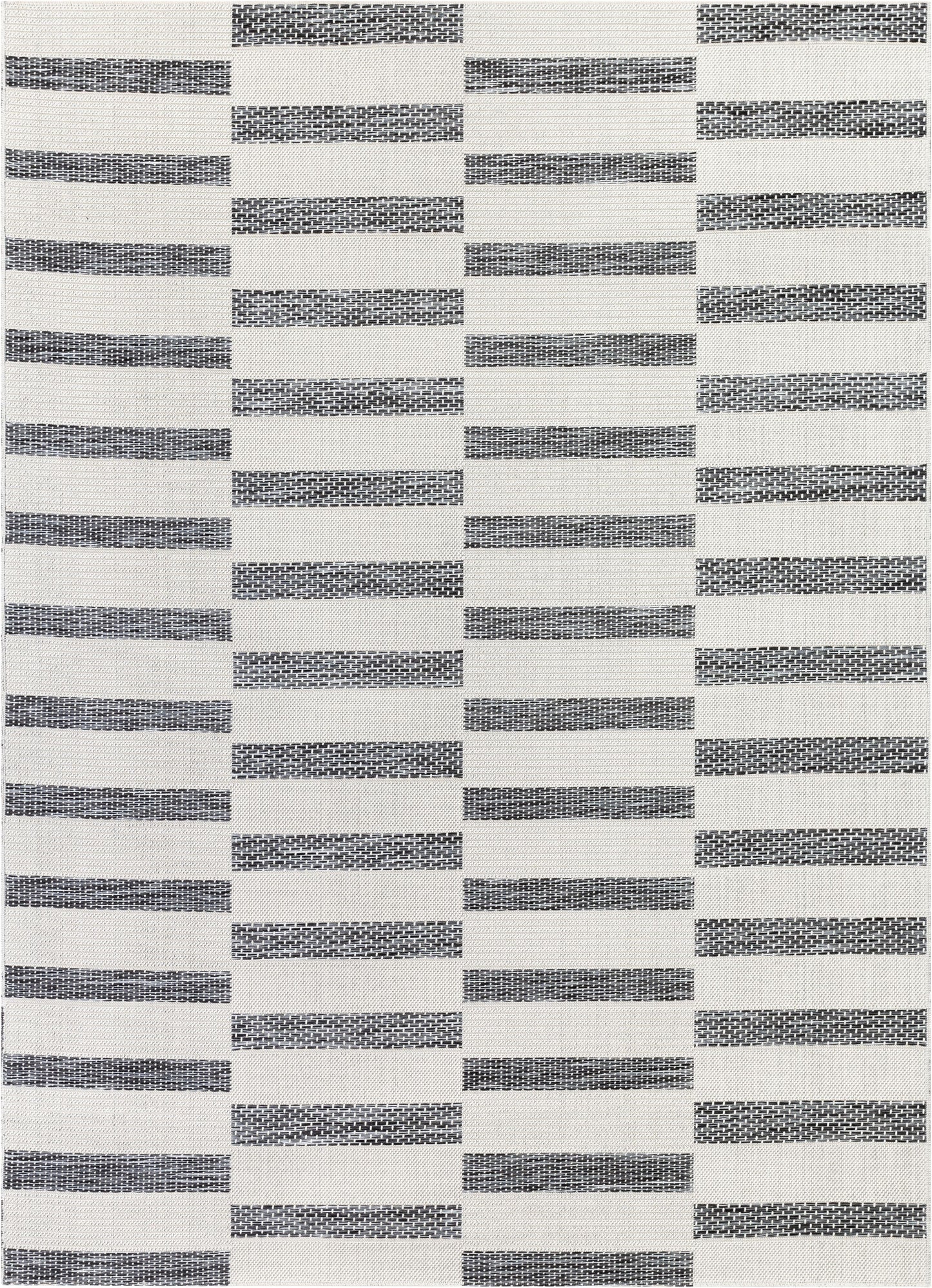 Cesar Modern Geometric Grey Flatweave Rug POR-58