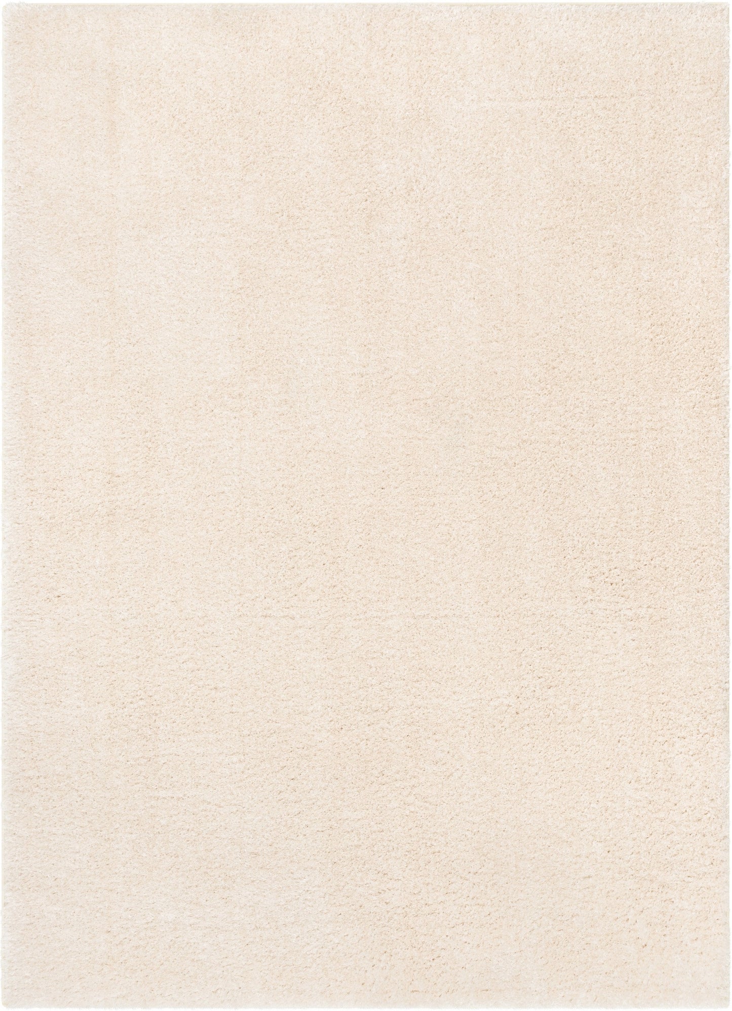 Chroma Glam Solid Ultra Soft Beige Multi-Textured Shimmer Pile Shag Rug RA-18