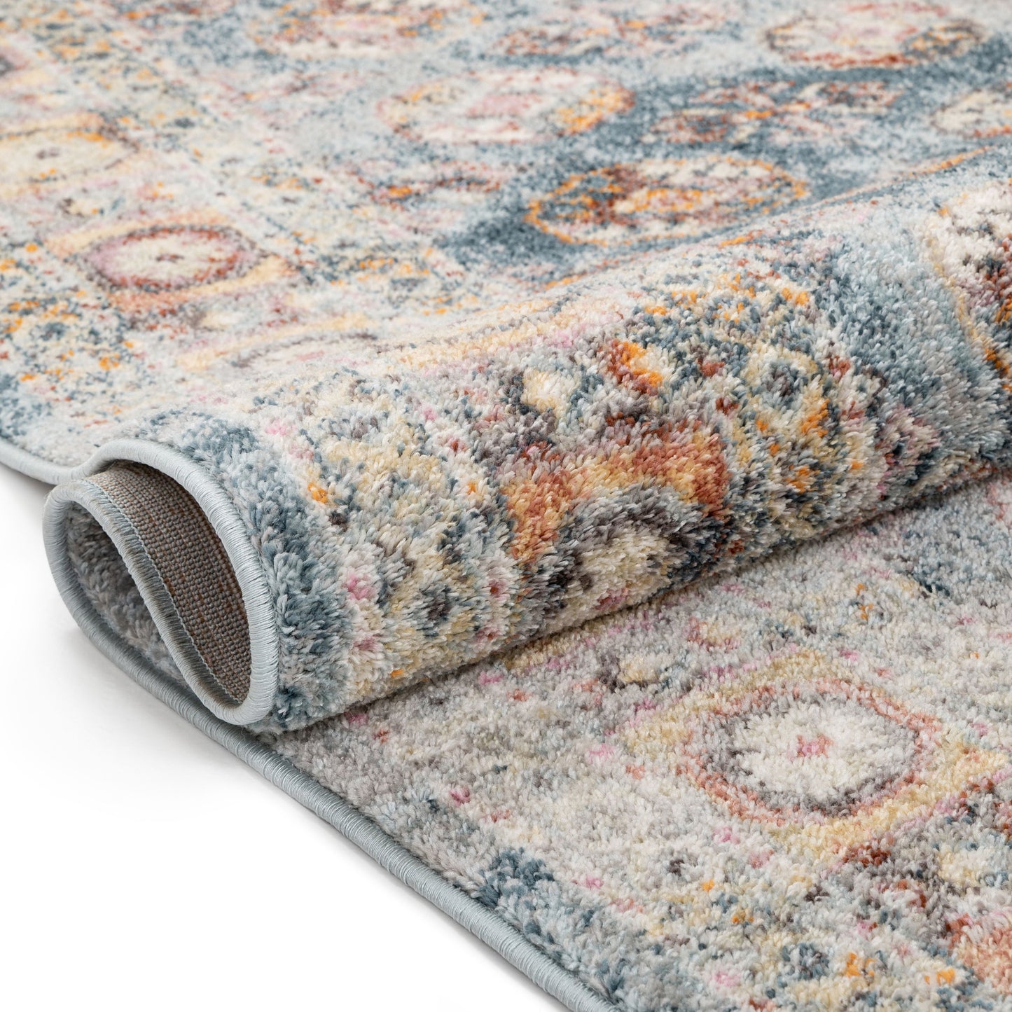 Matlock Bohemian Eclectic Persian Blue Rug RO-116