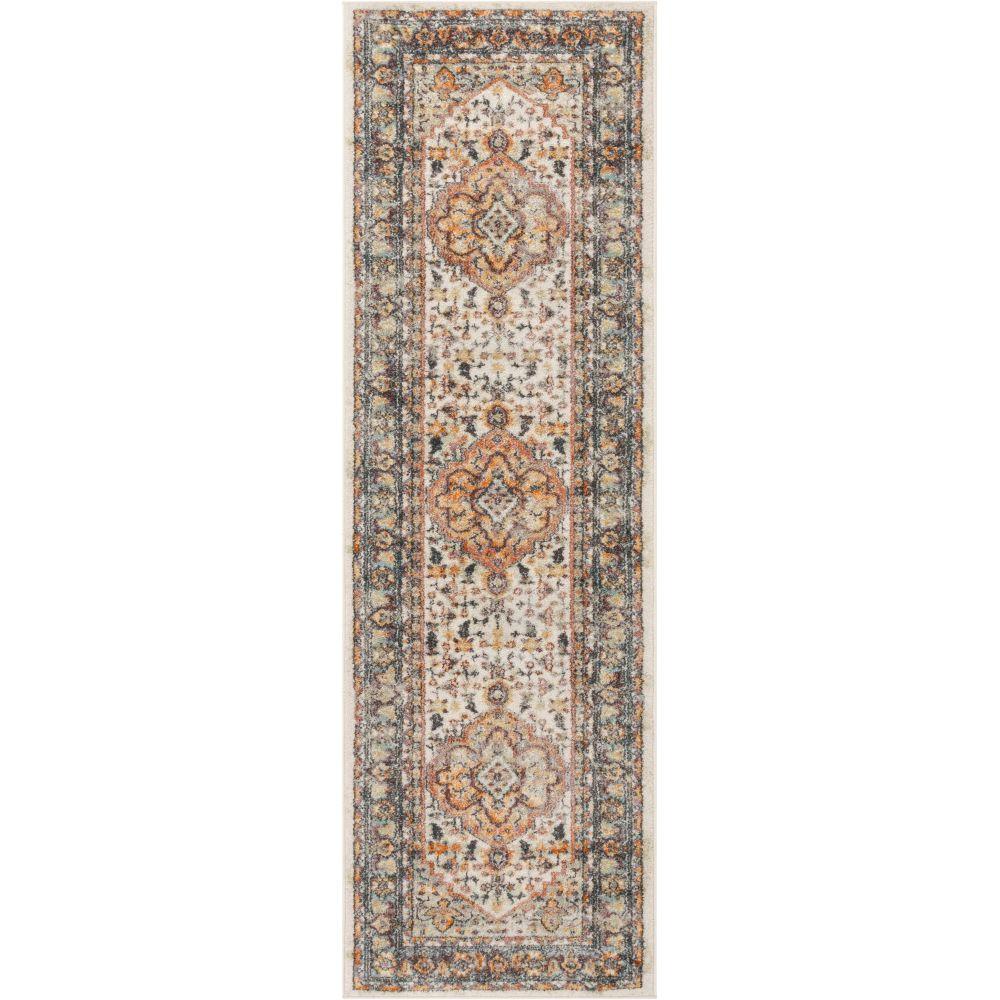 Carno Bohemian Eclectic Persian Beige Rug RO-122