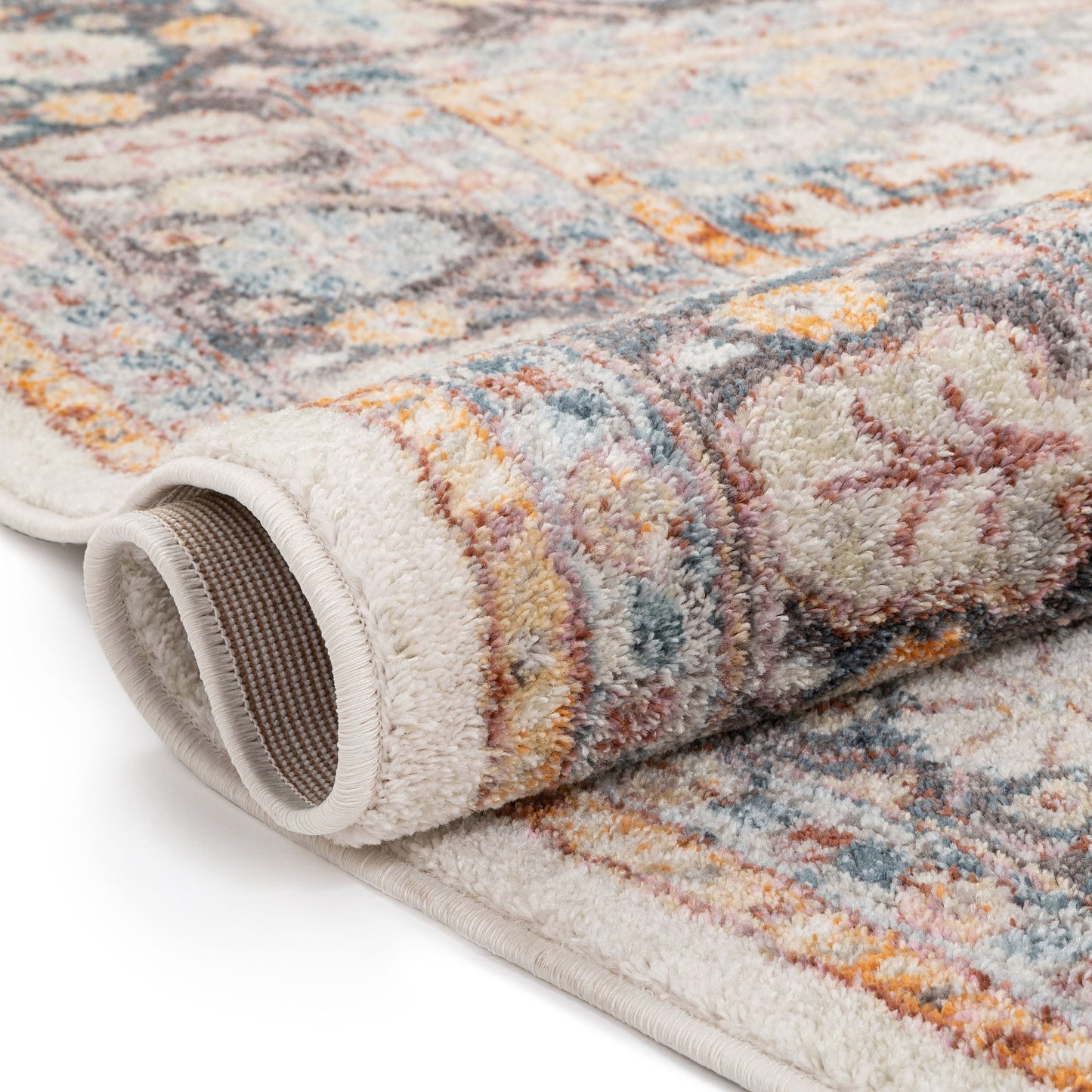 Roswell Bohemian Eclectic Aztec Beige Rug RO-162