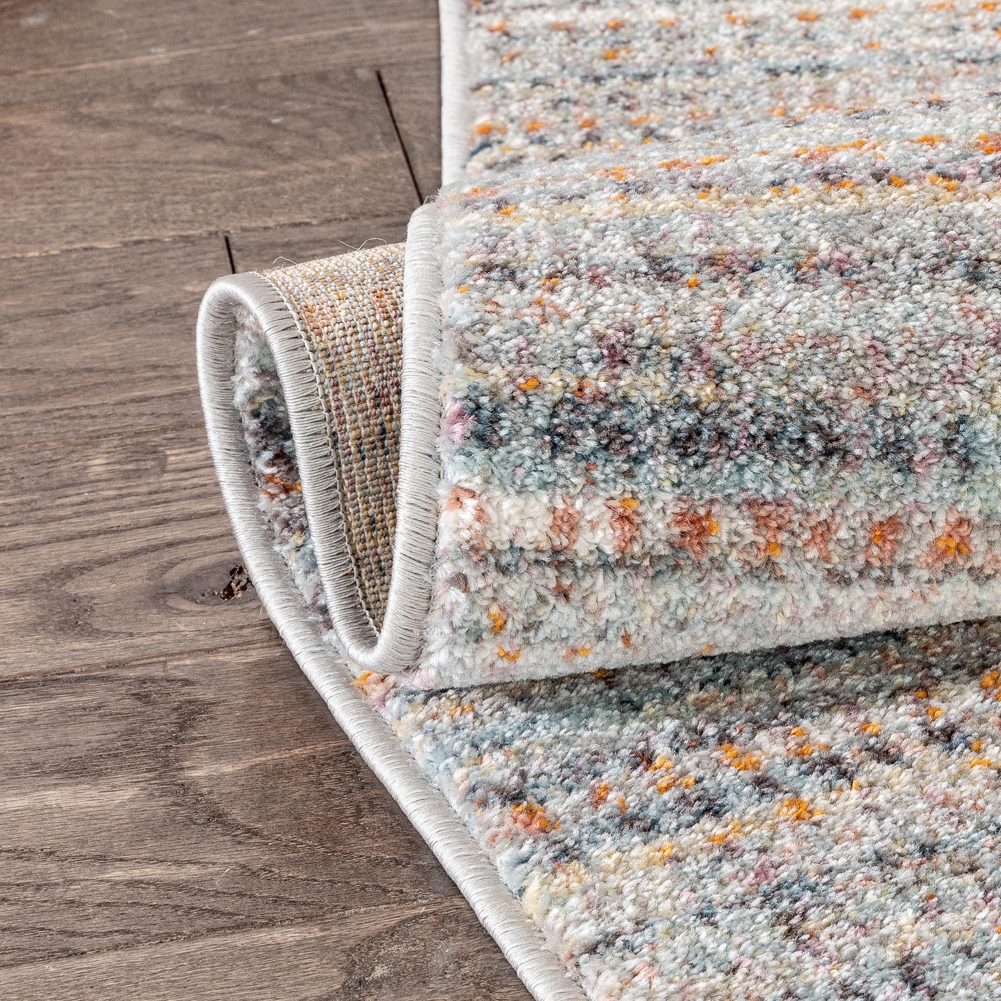 Collins Vintage Abstract Stripes Grey Rug RO-297