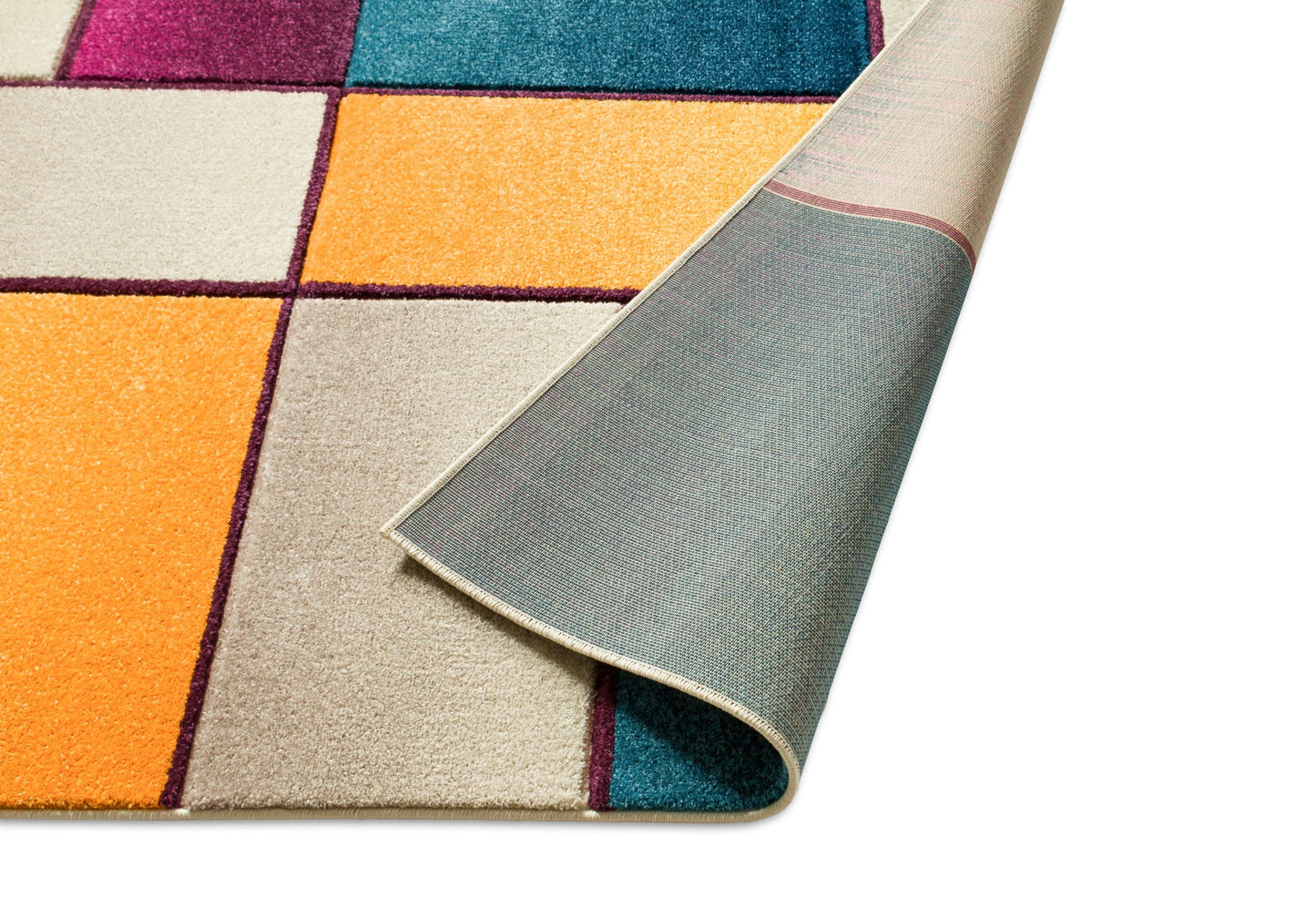 Saree Cream Mid-Century Modern Rug RU-38