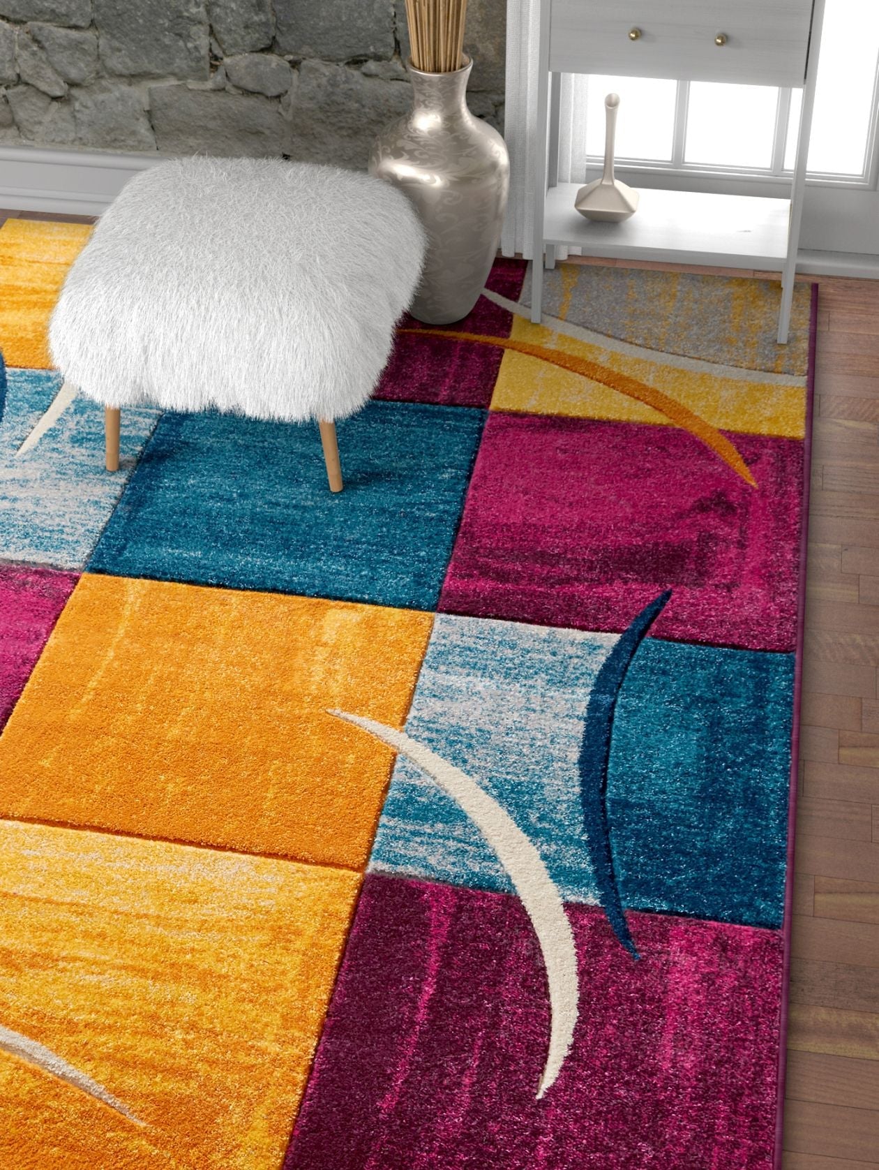 Joy Multi Modern Rug RU-78