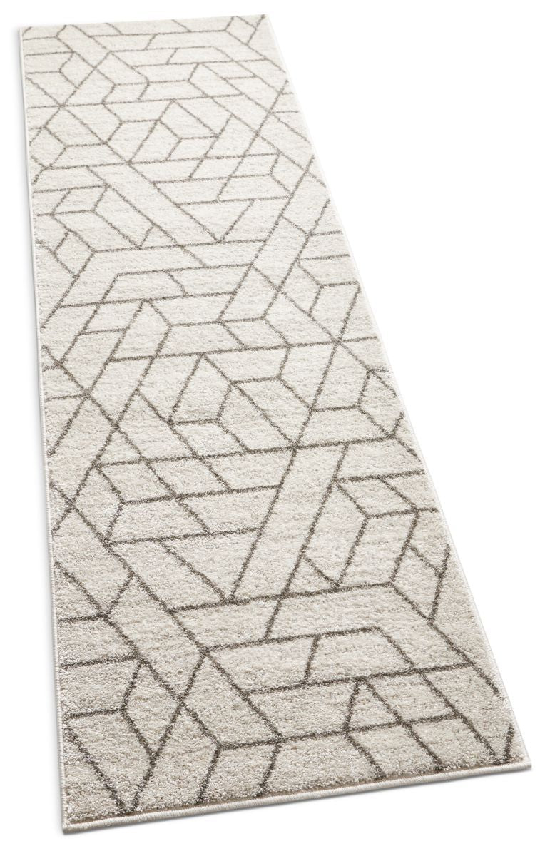 Tume Ivory Modern Geometric Rug SE-122