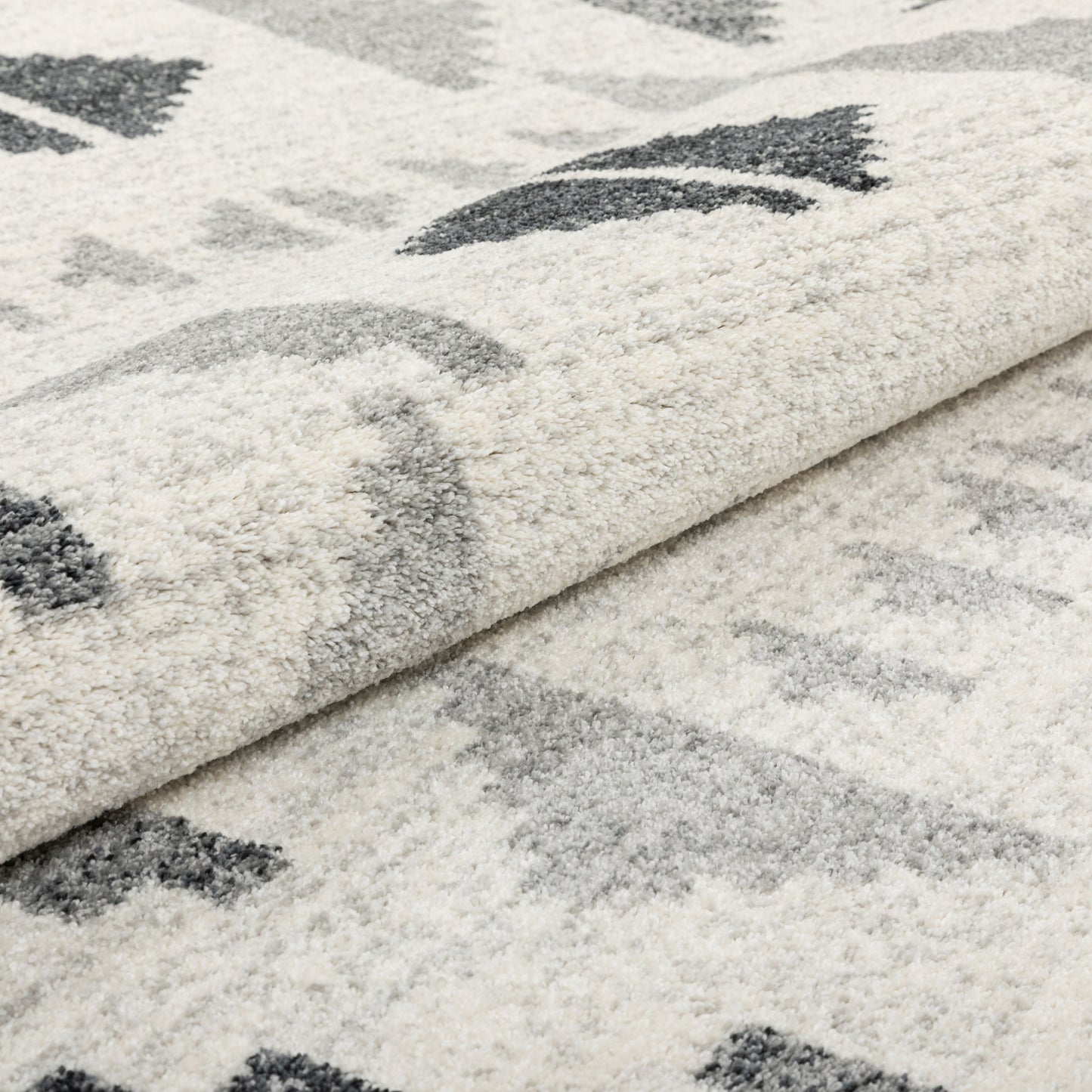 Ada Moroccan Tribal Geometric Grey Rug SE-153