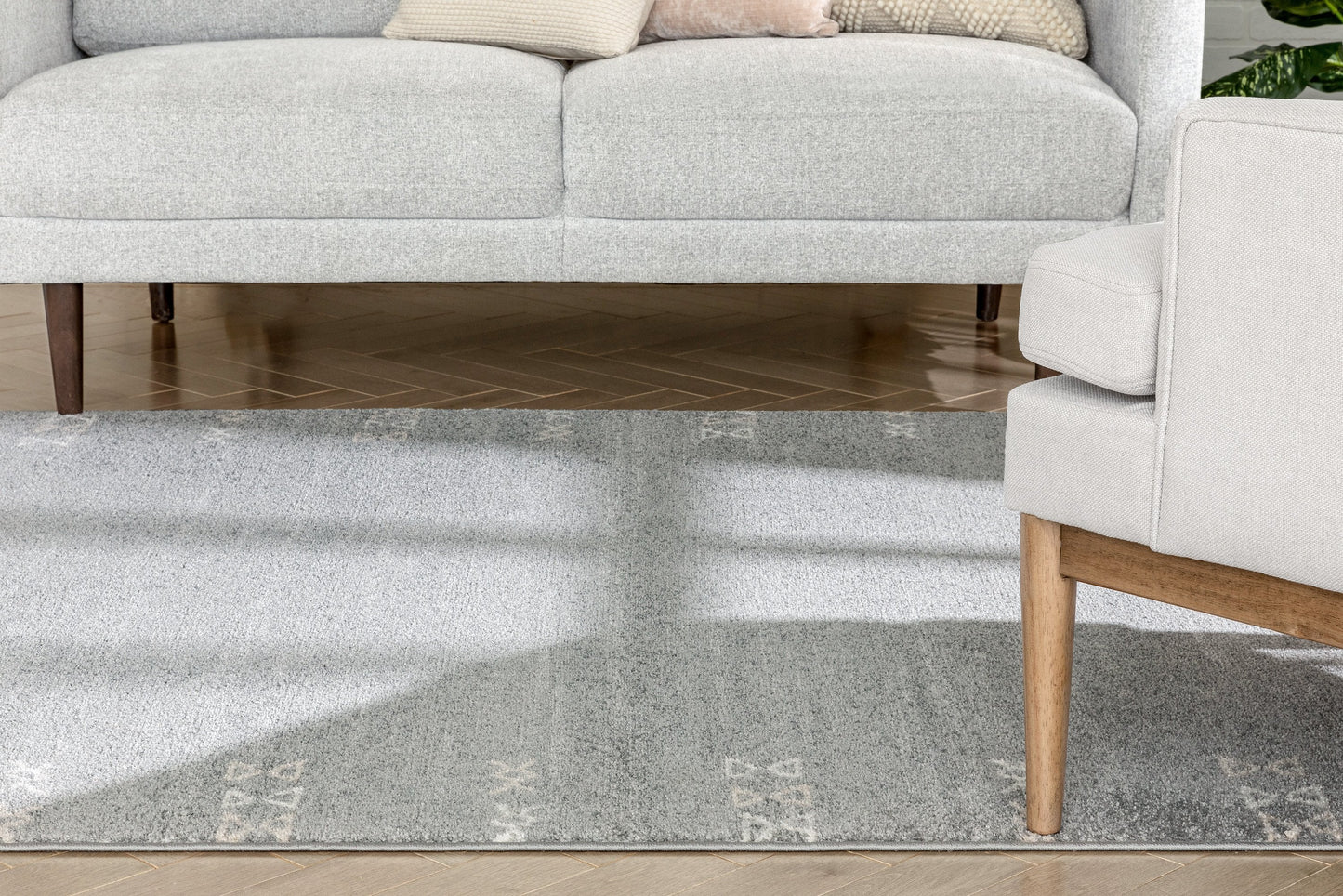 Capa Nordic Tribal Grey Rug SE-307