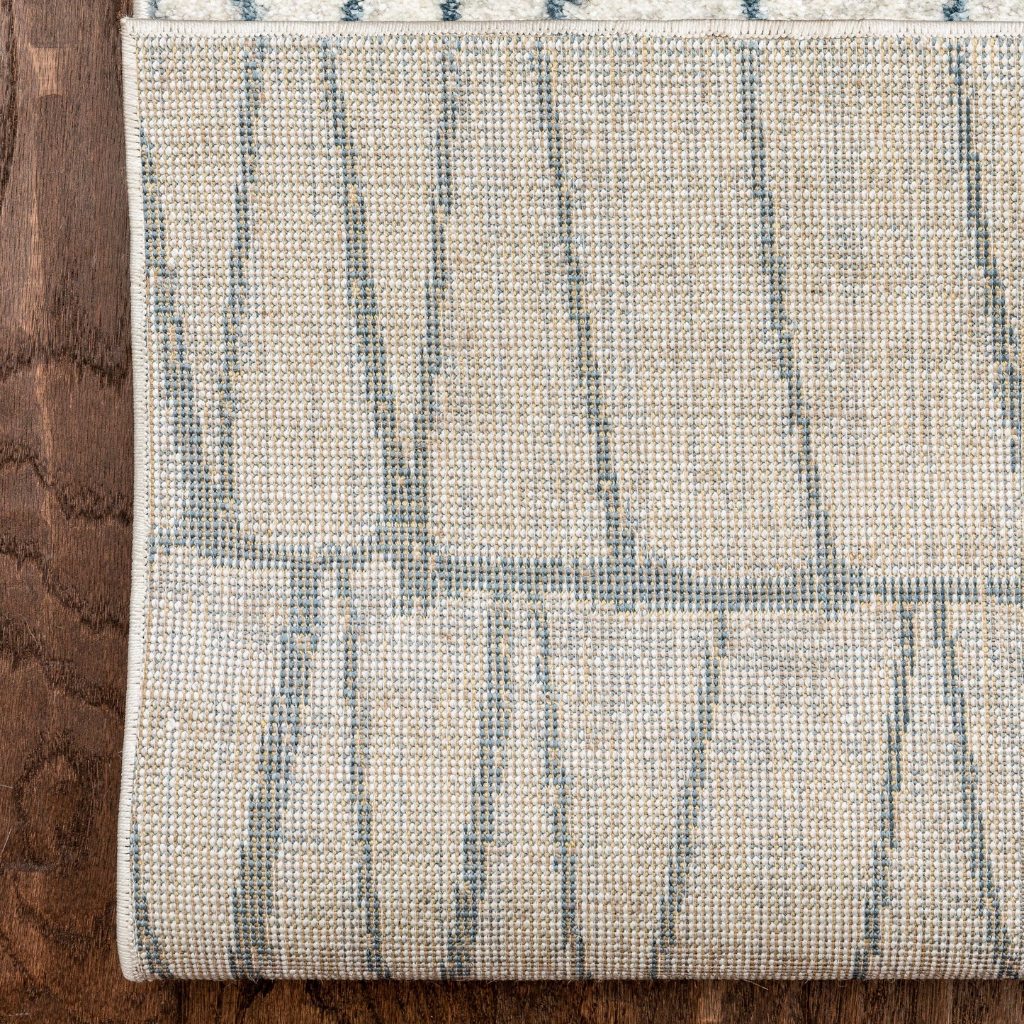 Serenity Crisscross Blue Ivory Roll SE-316-R