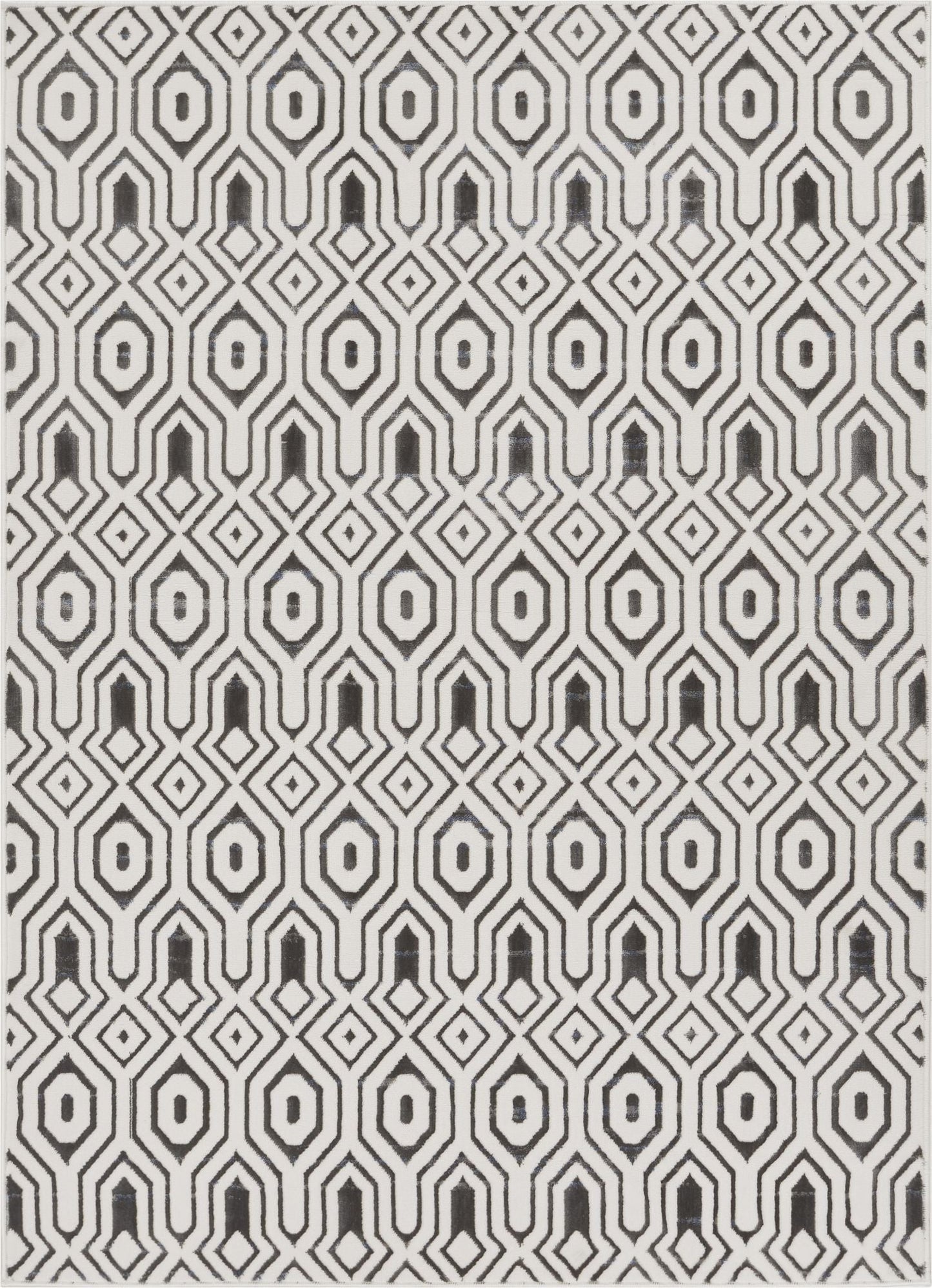 Graceful Grey Modern Rug SI-128