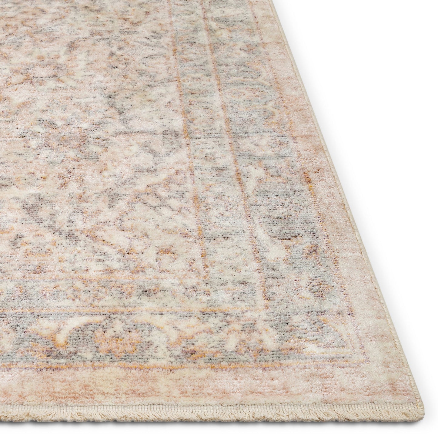Zocalo Global Vintage Oriental Distressed Cream Rug TIV-22