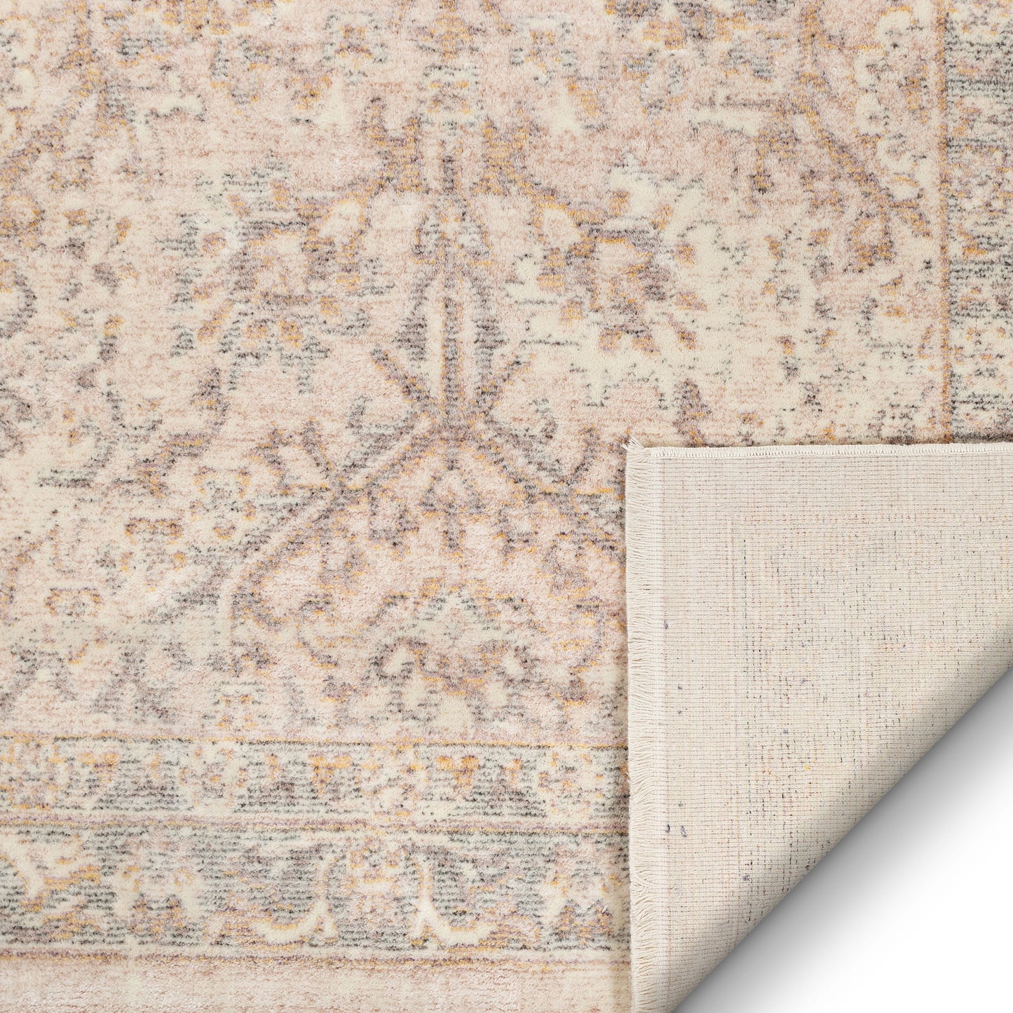 Zocalo Global Vintage Oriental Distressed Cream Rug TIV-22