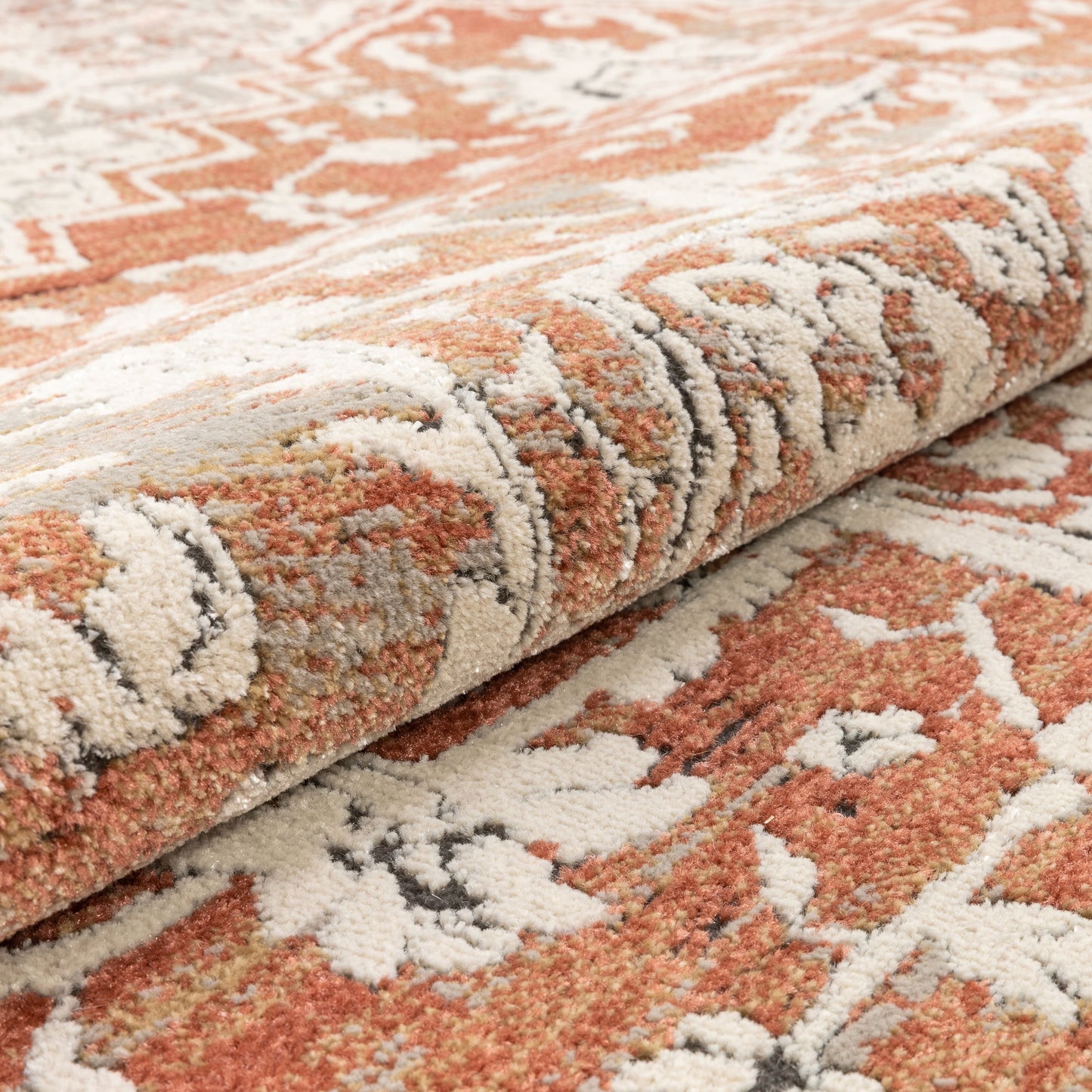 Caine Vintage Persian Oriental Brick Rug TK-00