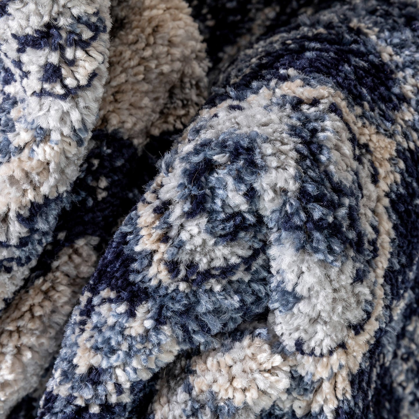 Monza Vintage Medallion Oriental Blue Rug TOP-34