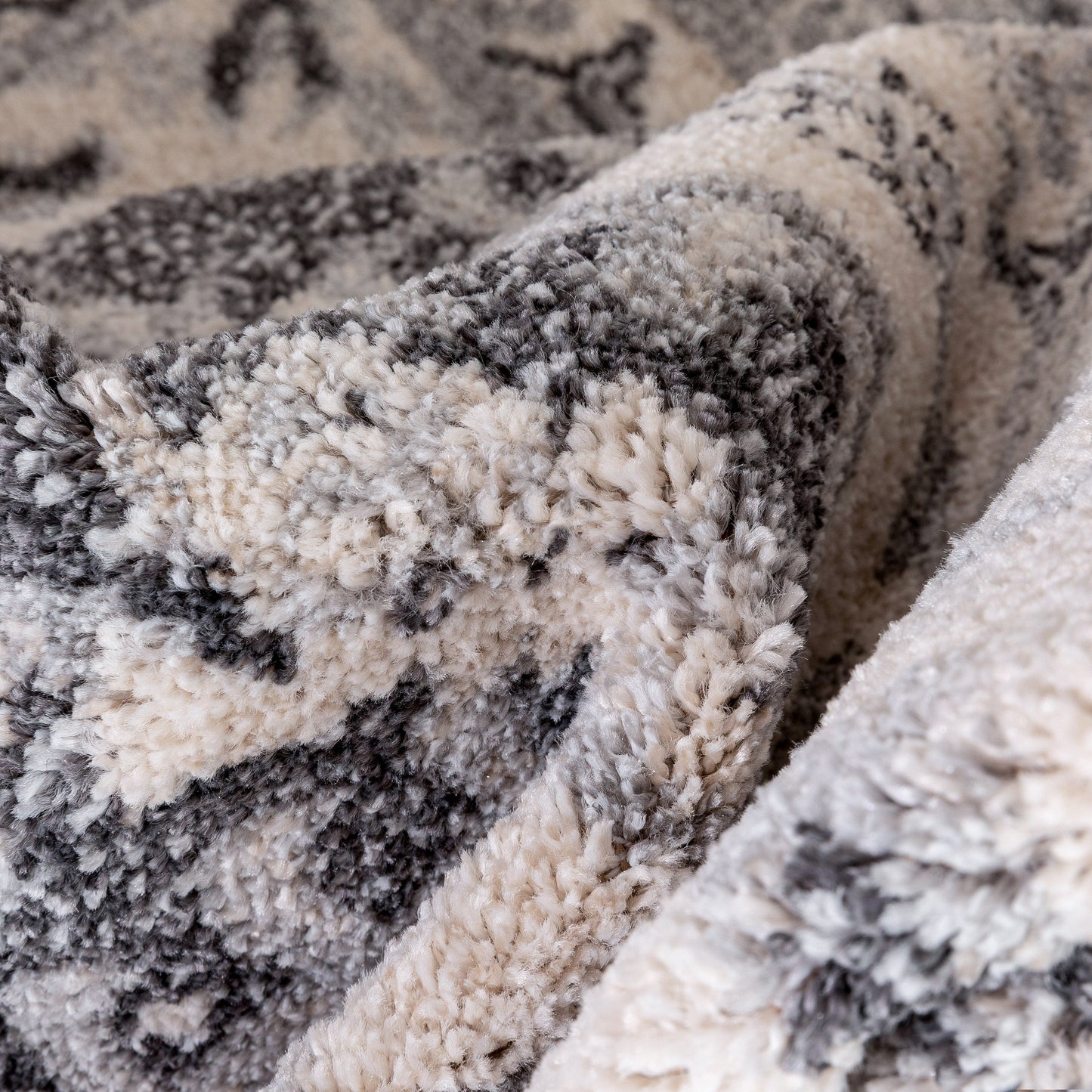 Monza Vintage Medallion Oriental Grey Rug TOP-37