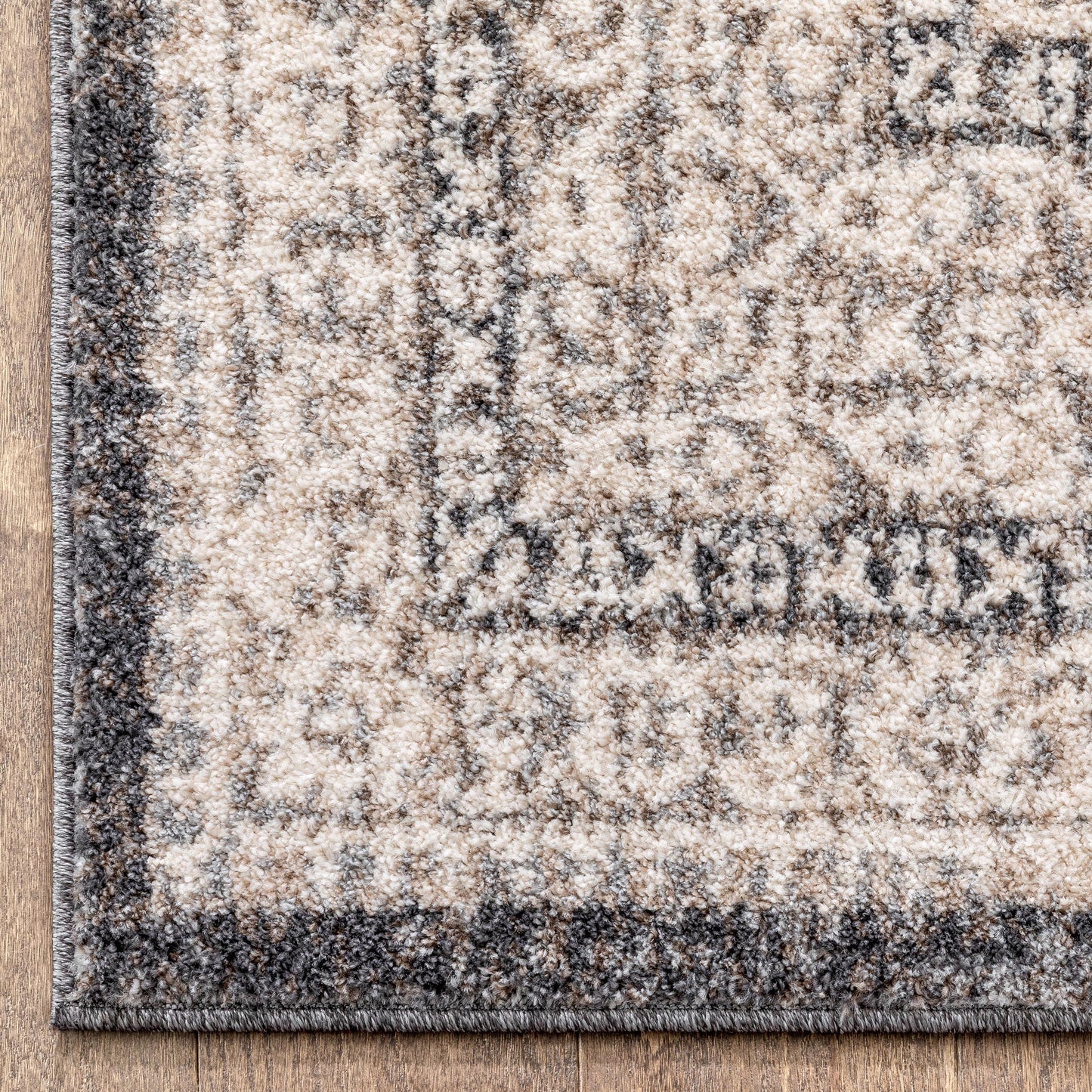Pesaro Vintage Oriental Medallion Brown Rug TOP-58