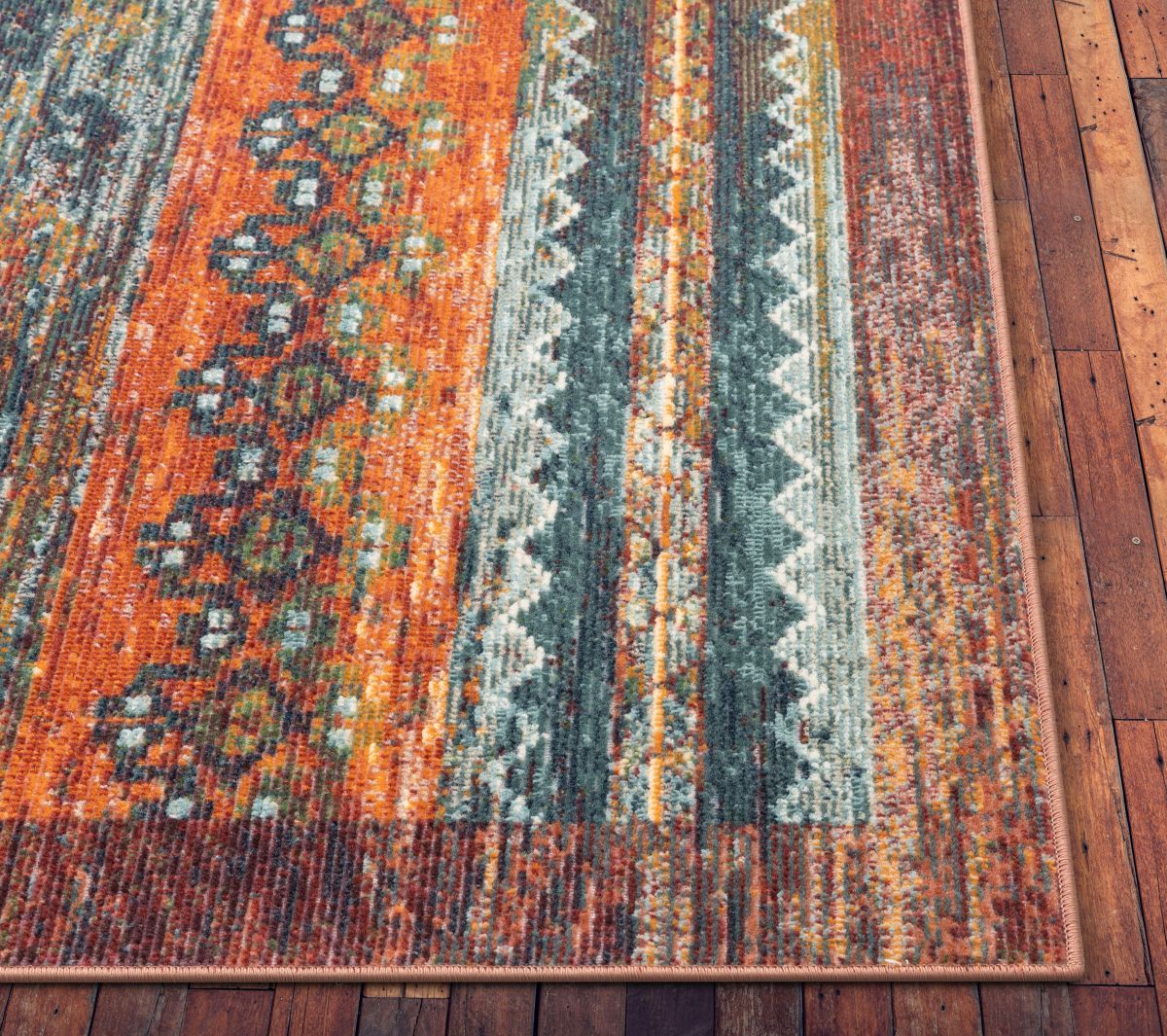 Aragon Multi Mid-Century Tribal Scandinavian Rug TS-20