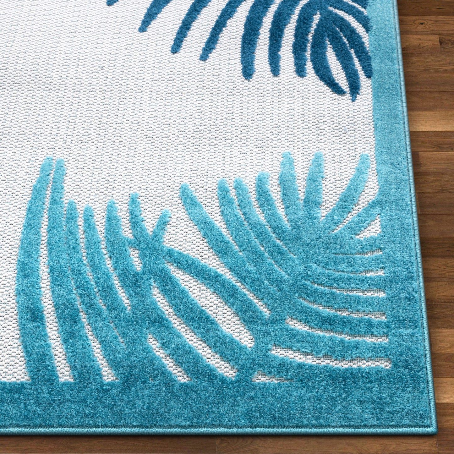 Rada Blue Novelty Botanical Rug VAL-84