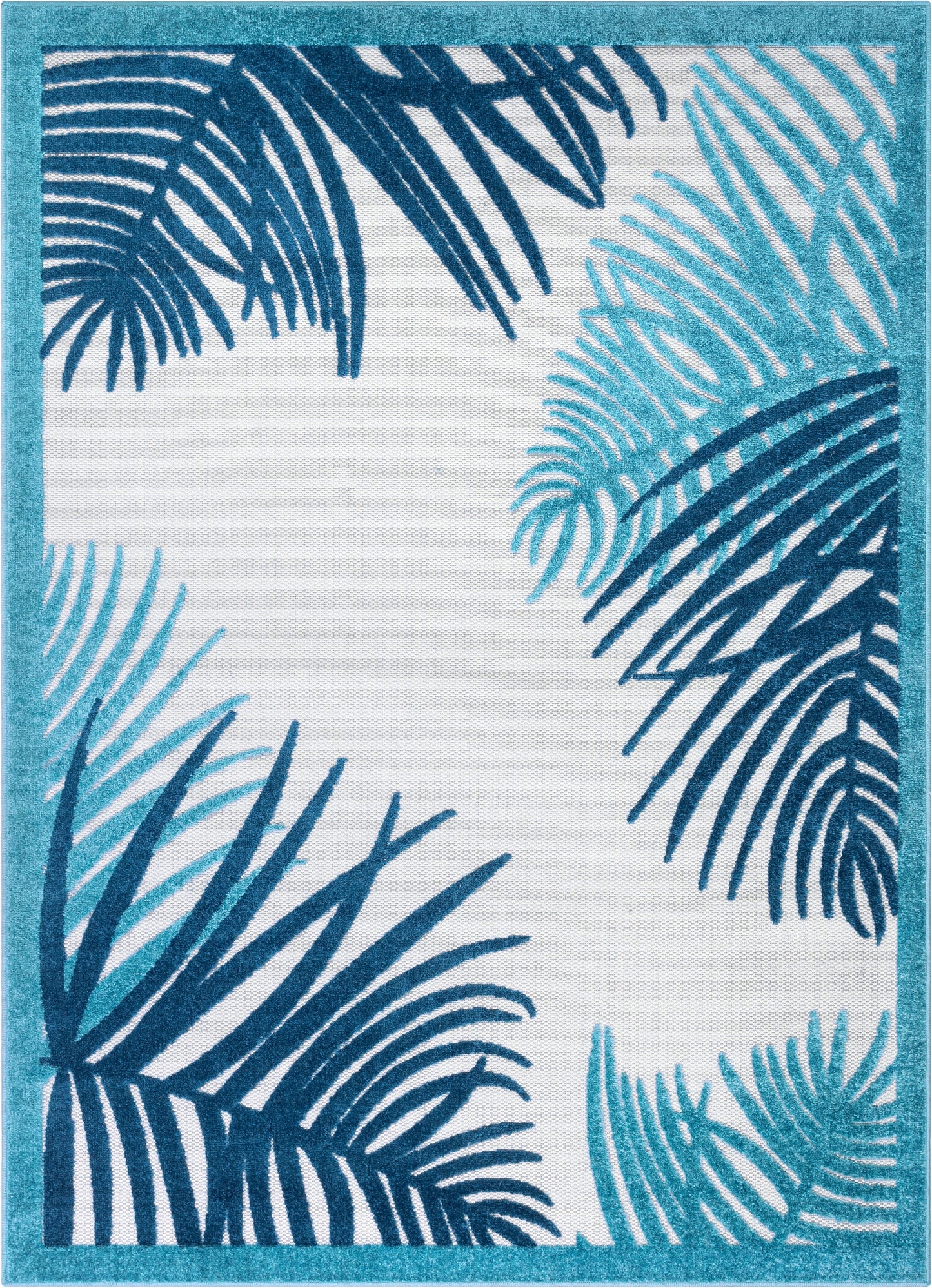 Rada Blue Novelty Botanical Rug VAL-84