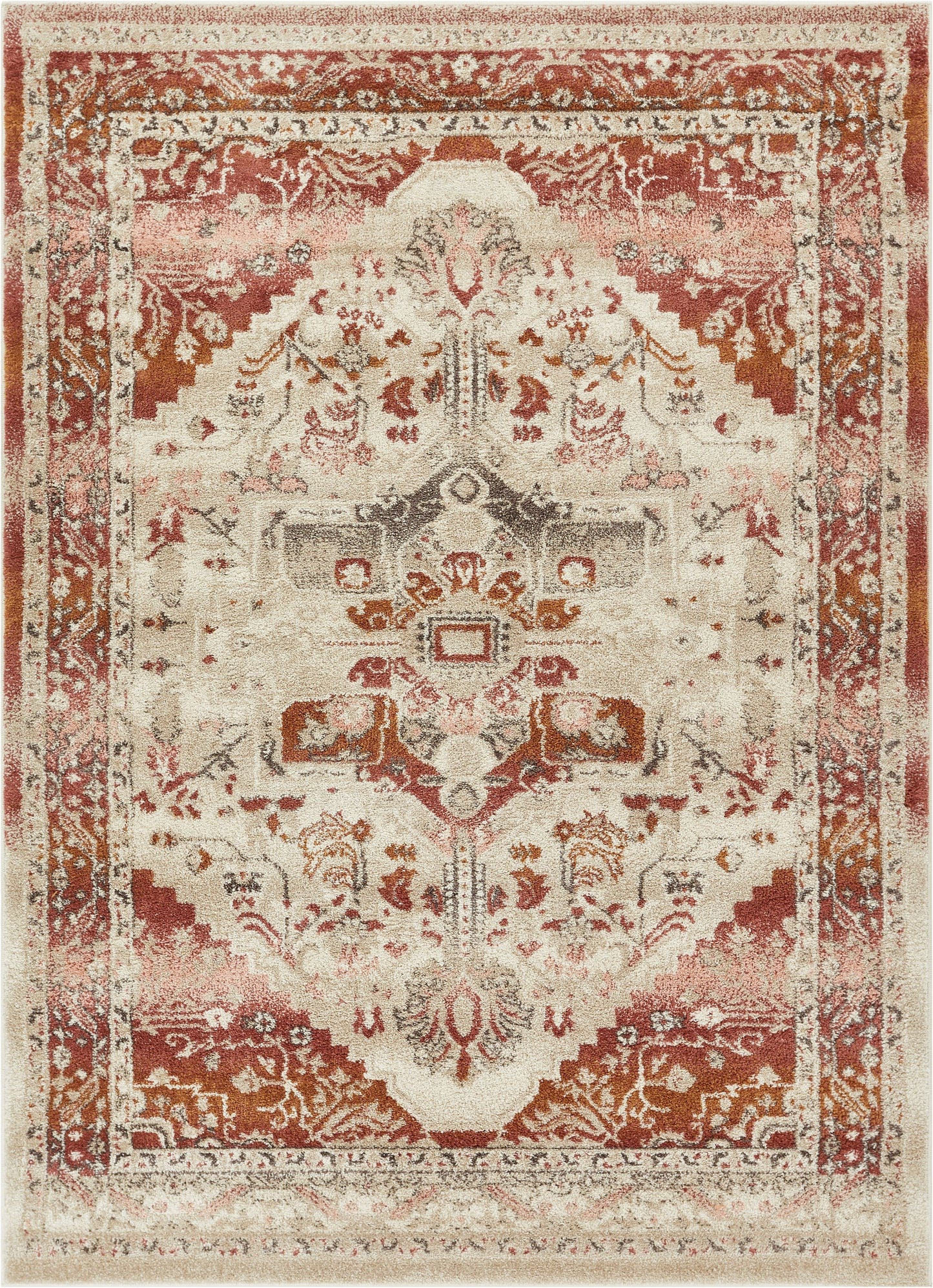 Celesita Blush/Ivory Traditional Vintage Rug VE-102