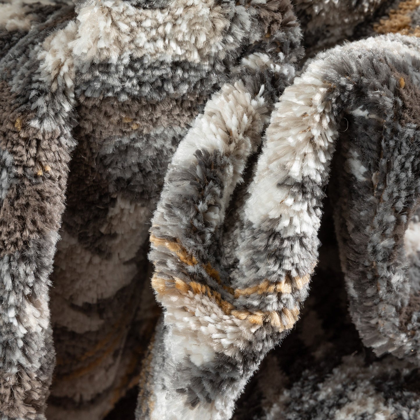 Sahil Moroccan Tribal Stripes Grey Rug VER-47