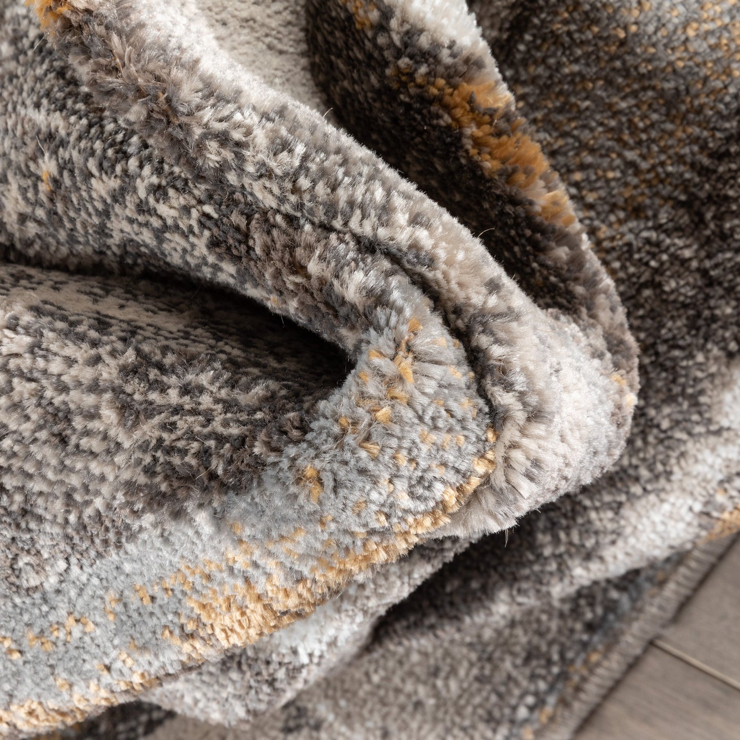 Makai Modern Abstract Striped Grey Rug VER-77