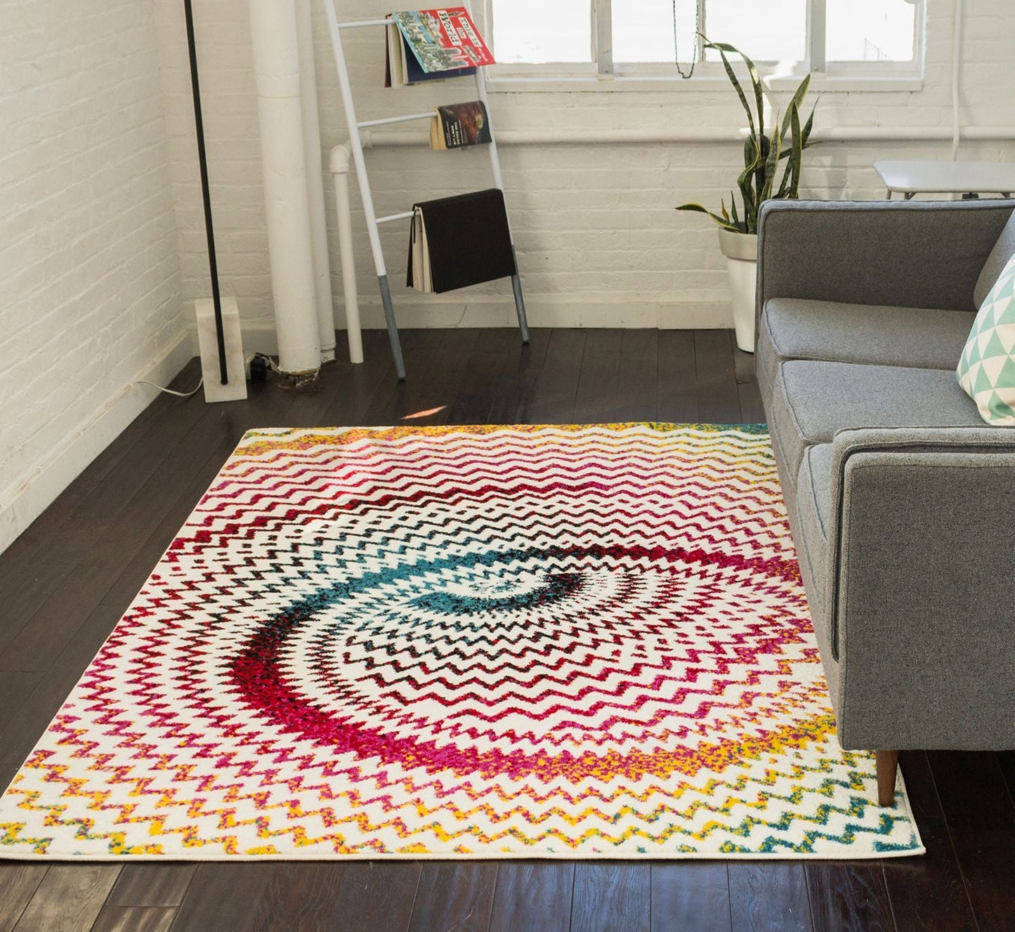Kaleidoscope Multi Modern Bright Rug VI31