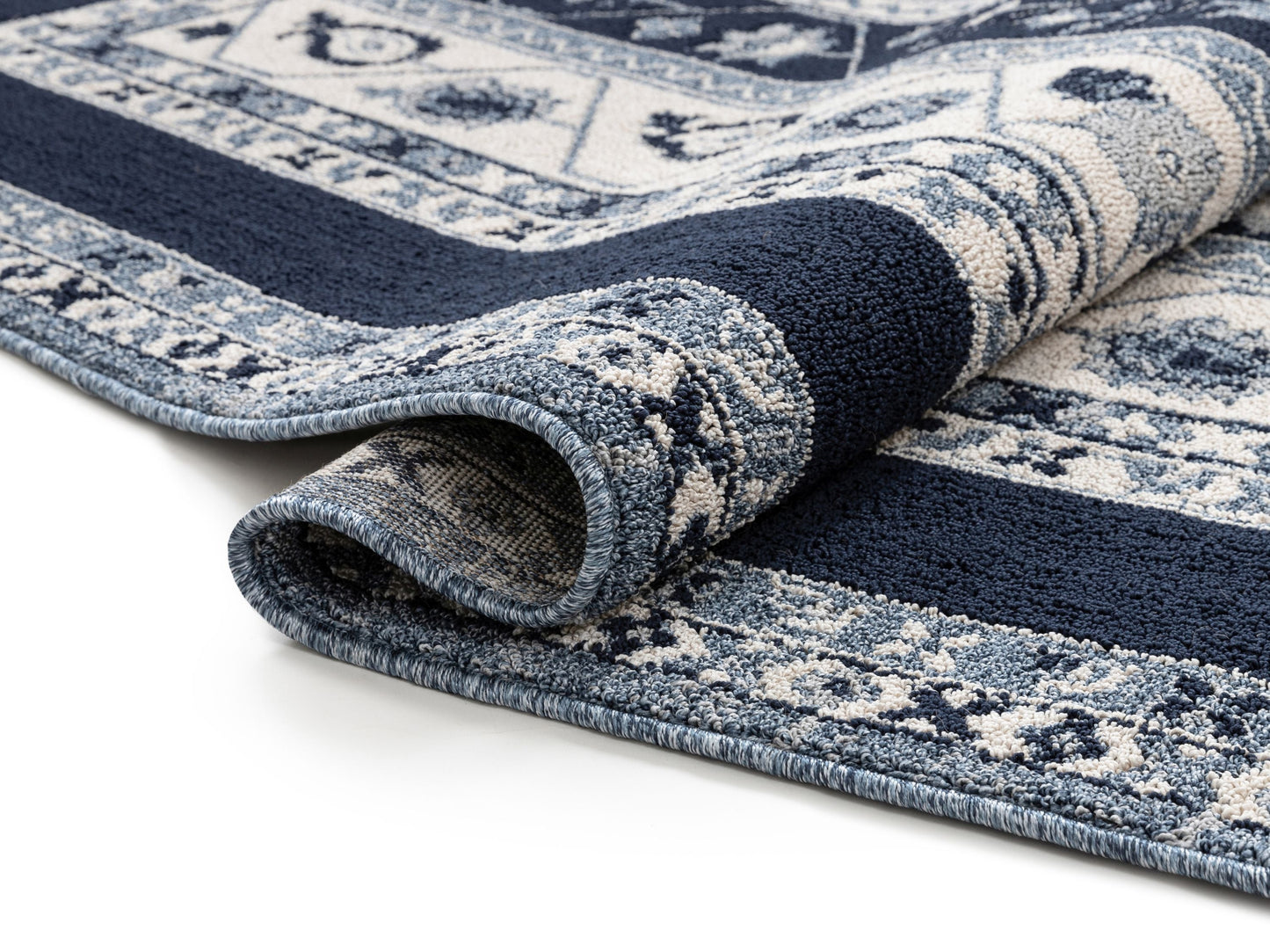 Milo Blue Modern Paisley Antique Rug VR-94