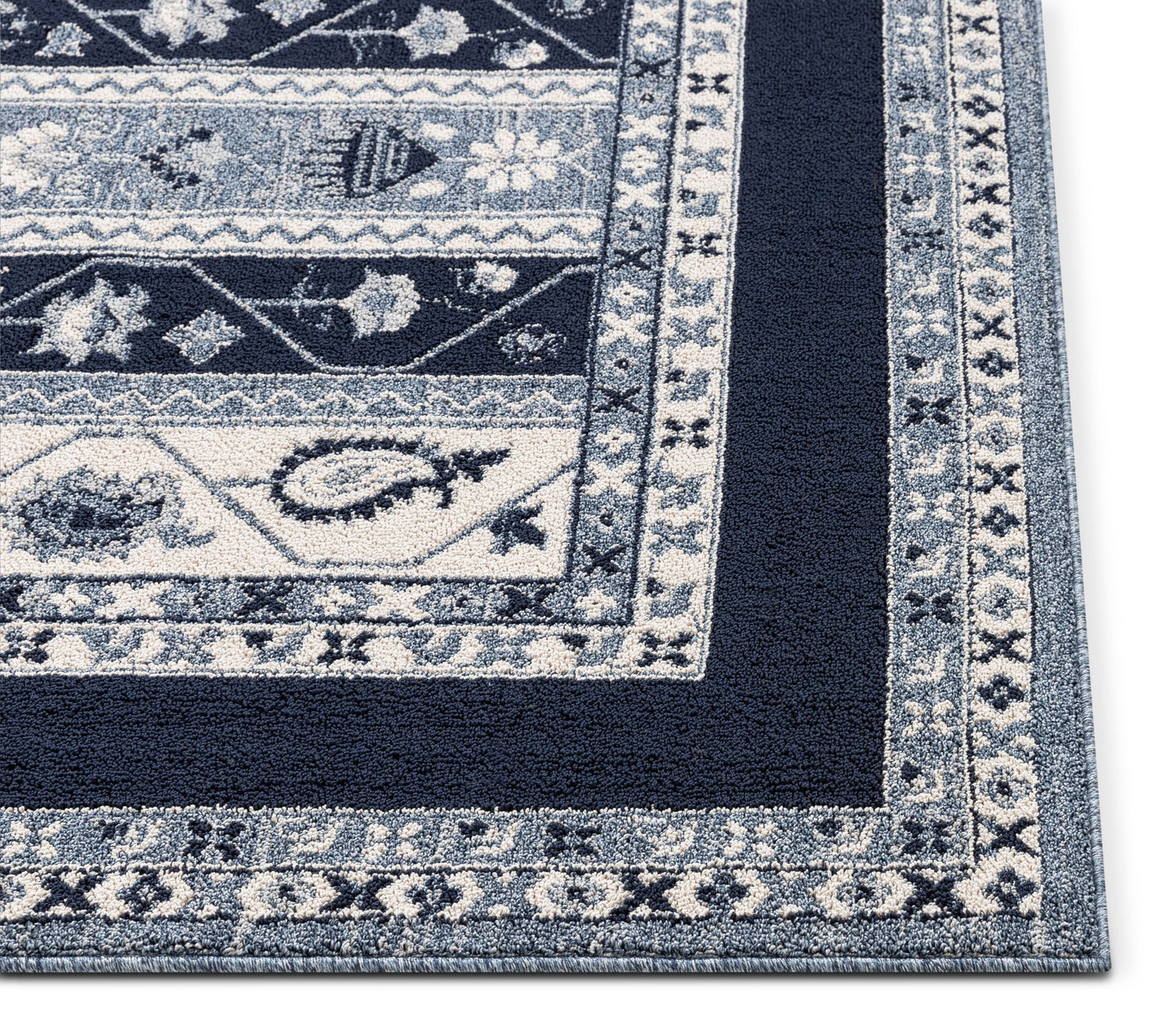 Milo Blue Modern Paisley Antique Rug VR-94