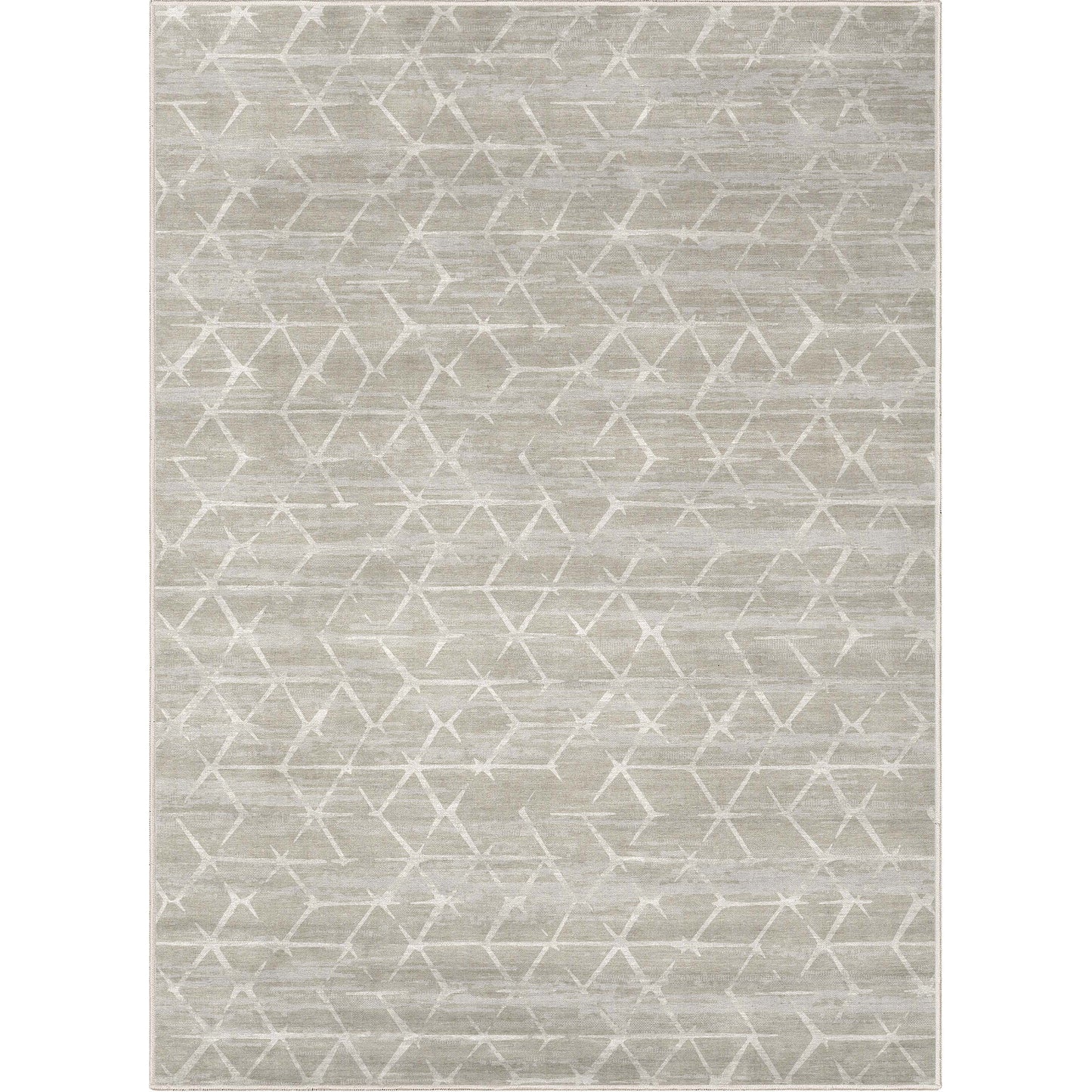 Abstract Kintsugi Beige Rug W-AB-09B