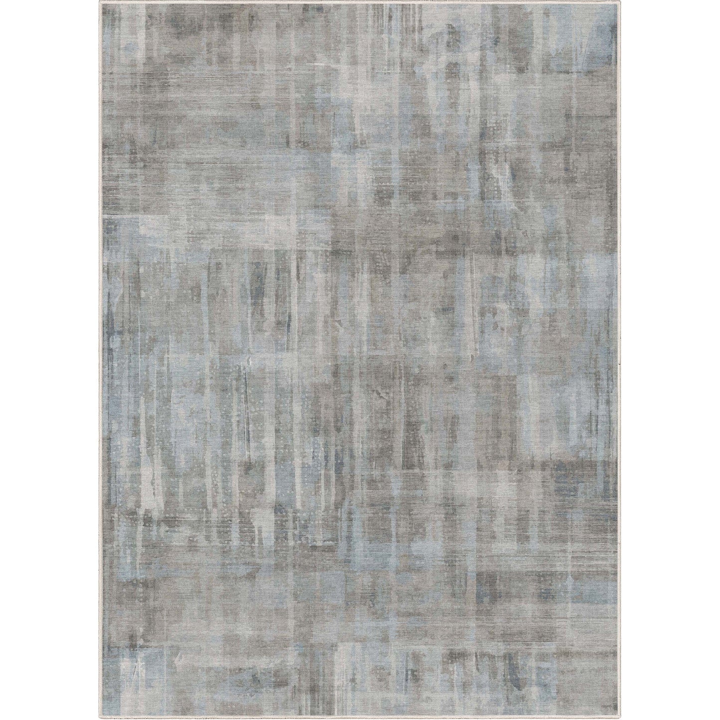 Abstract Toronto Gray Blue Rug W-AB-32B