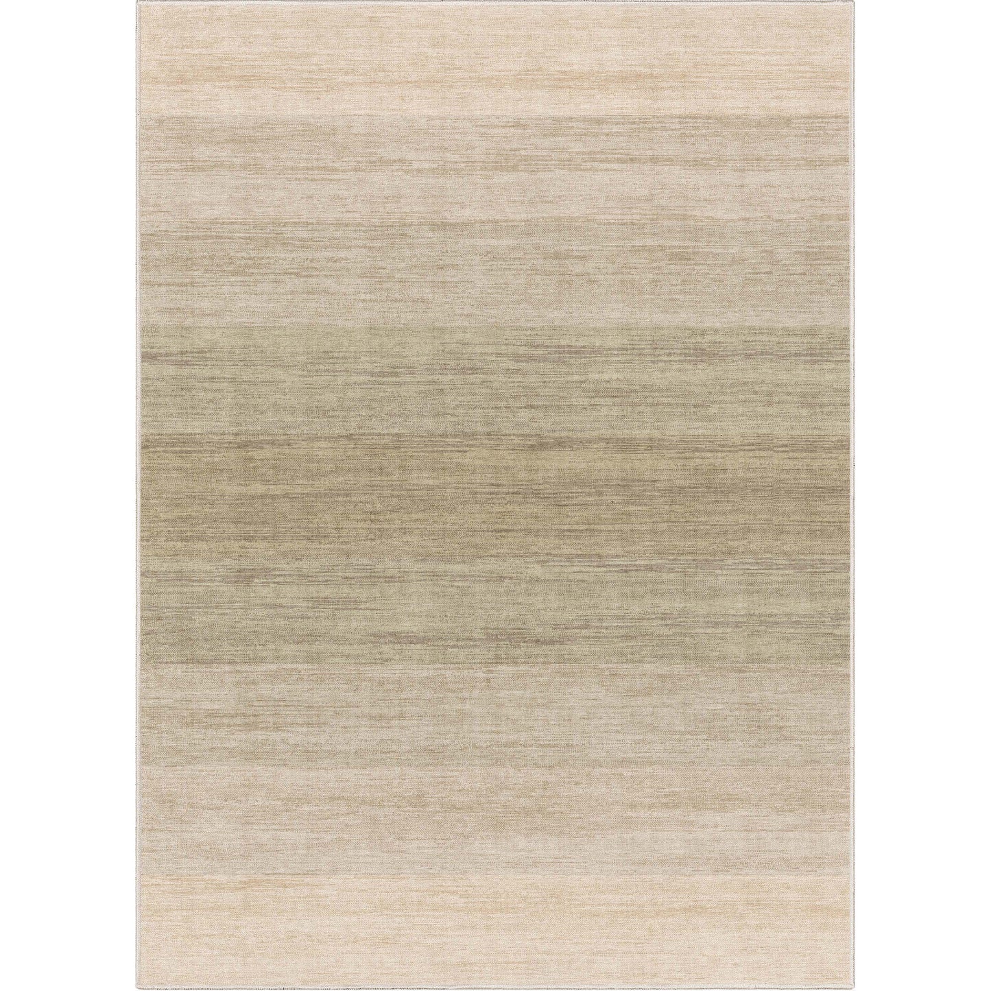 Abstract Sunset Beige Green Rug W-AB-33A