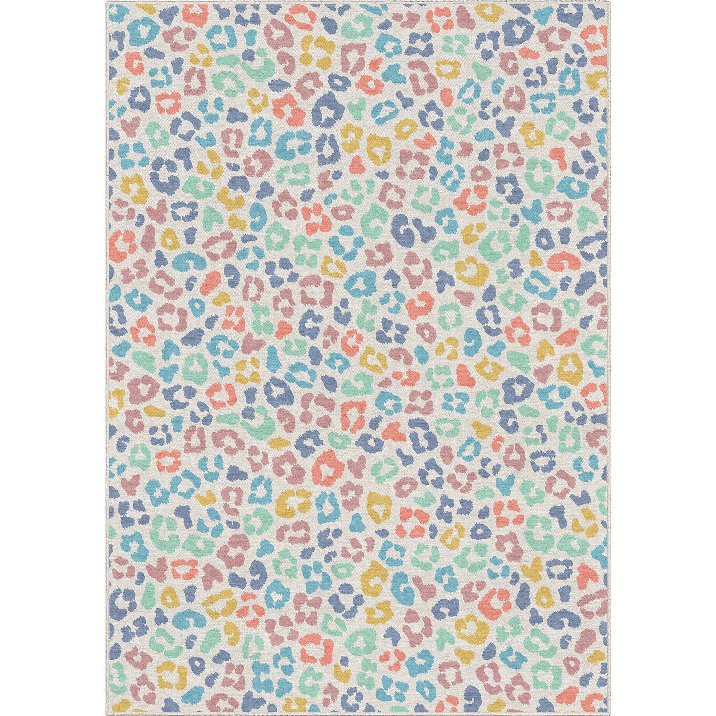 Animal Prints Leopard Multi Rug W-APT-02D