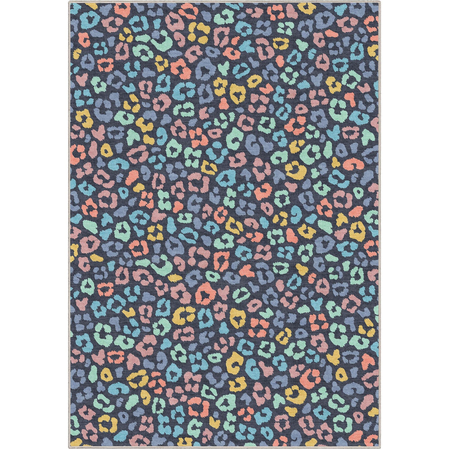 Animal Prints Leopard Multi Rug W-APT-02E