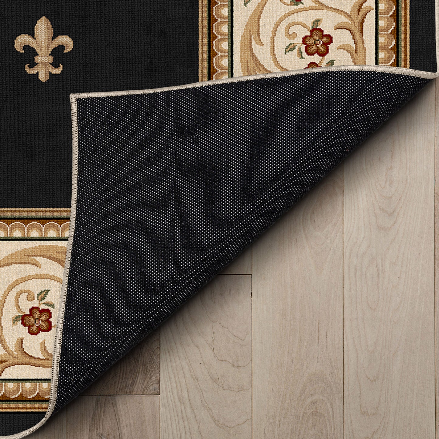 Apollo Fleur De Lis Black Roll W-FDL-01A-R
