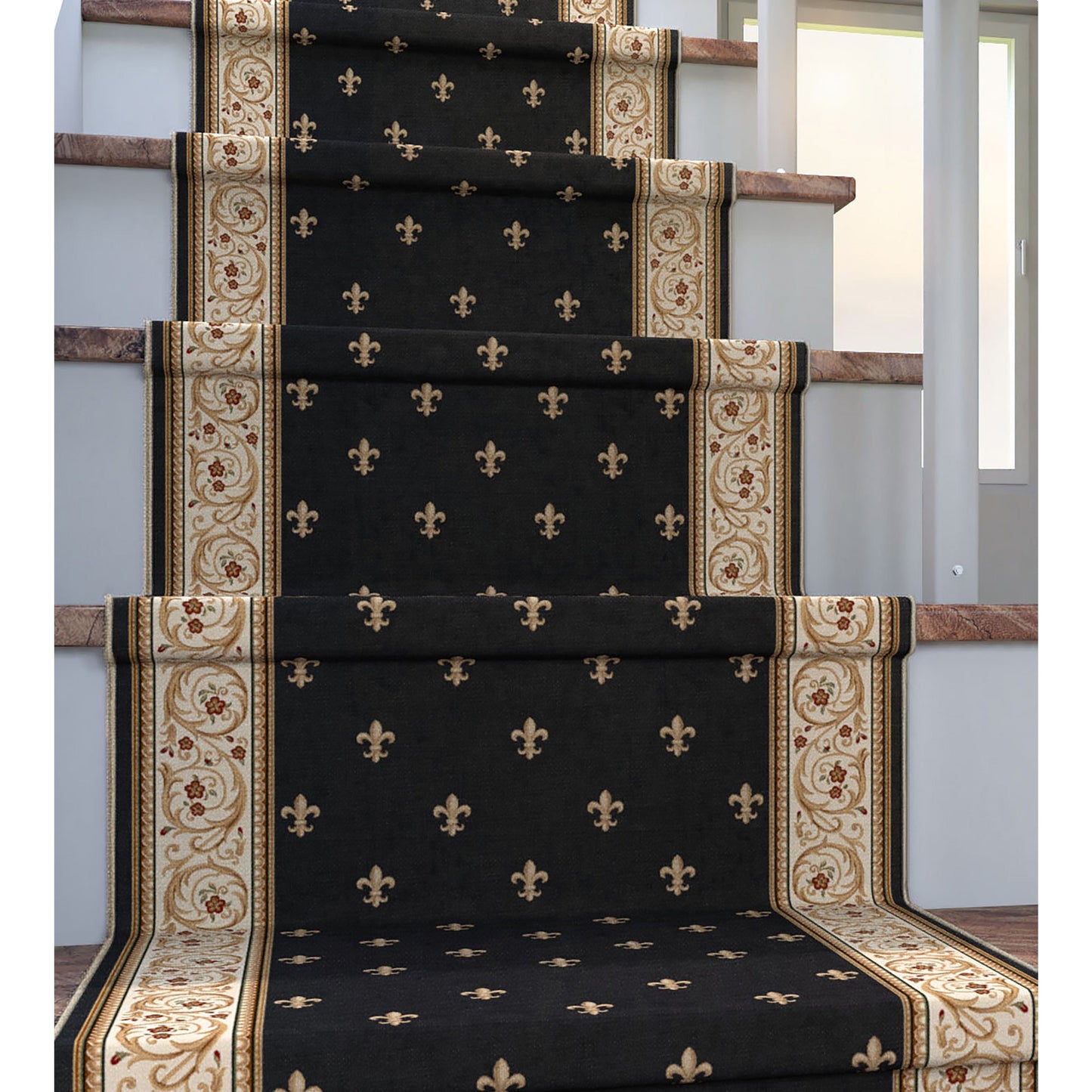 Apollo Fleur De Lis Black Roll W-FDL-01A-R