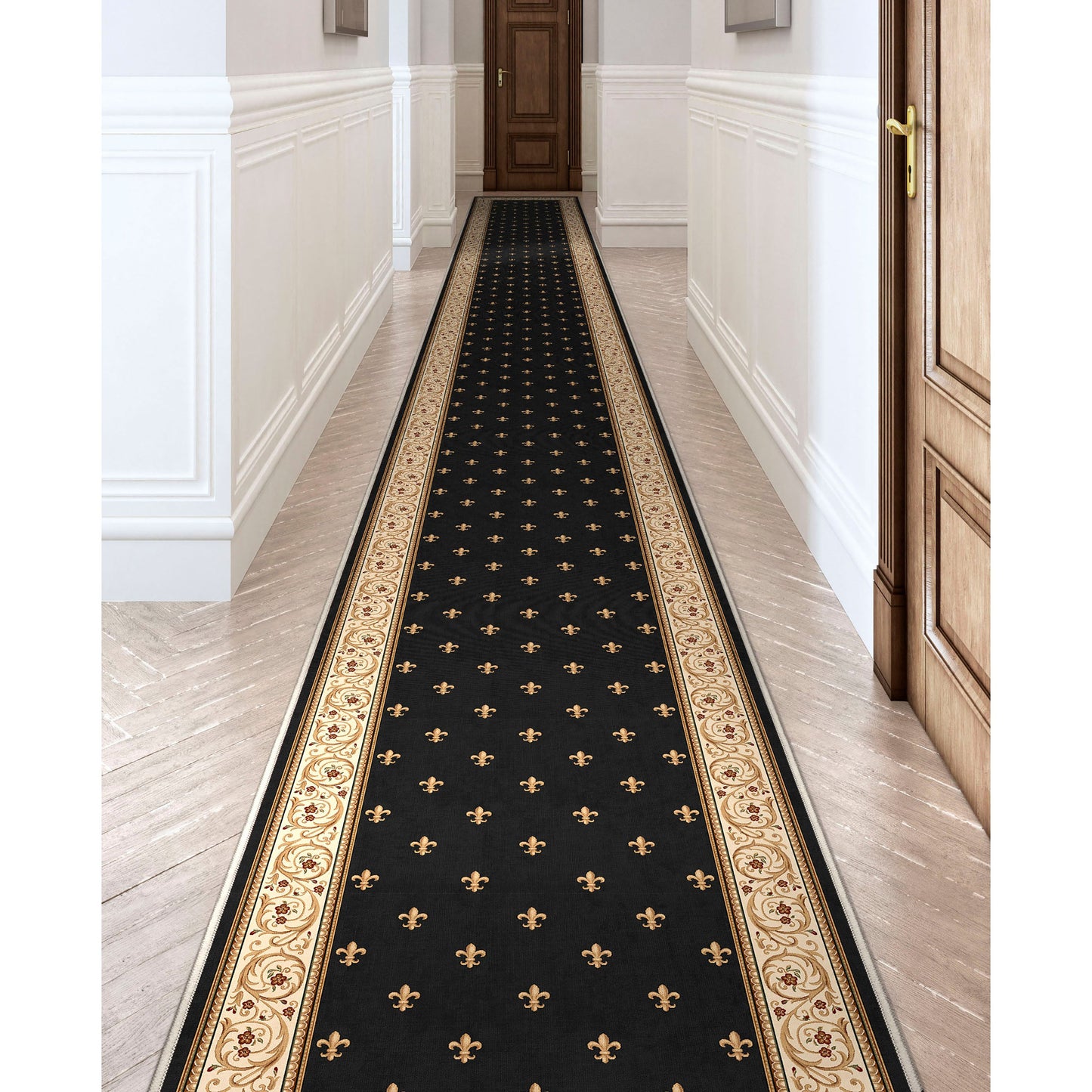 Apollo Fleur De Lis Black Roll W-FDL-01A-R
